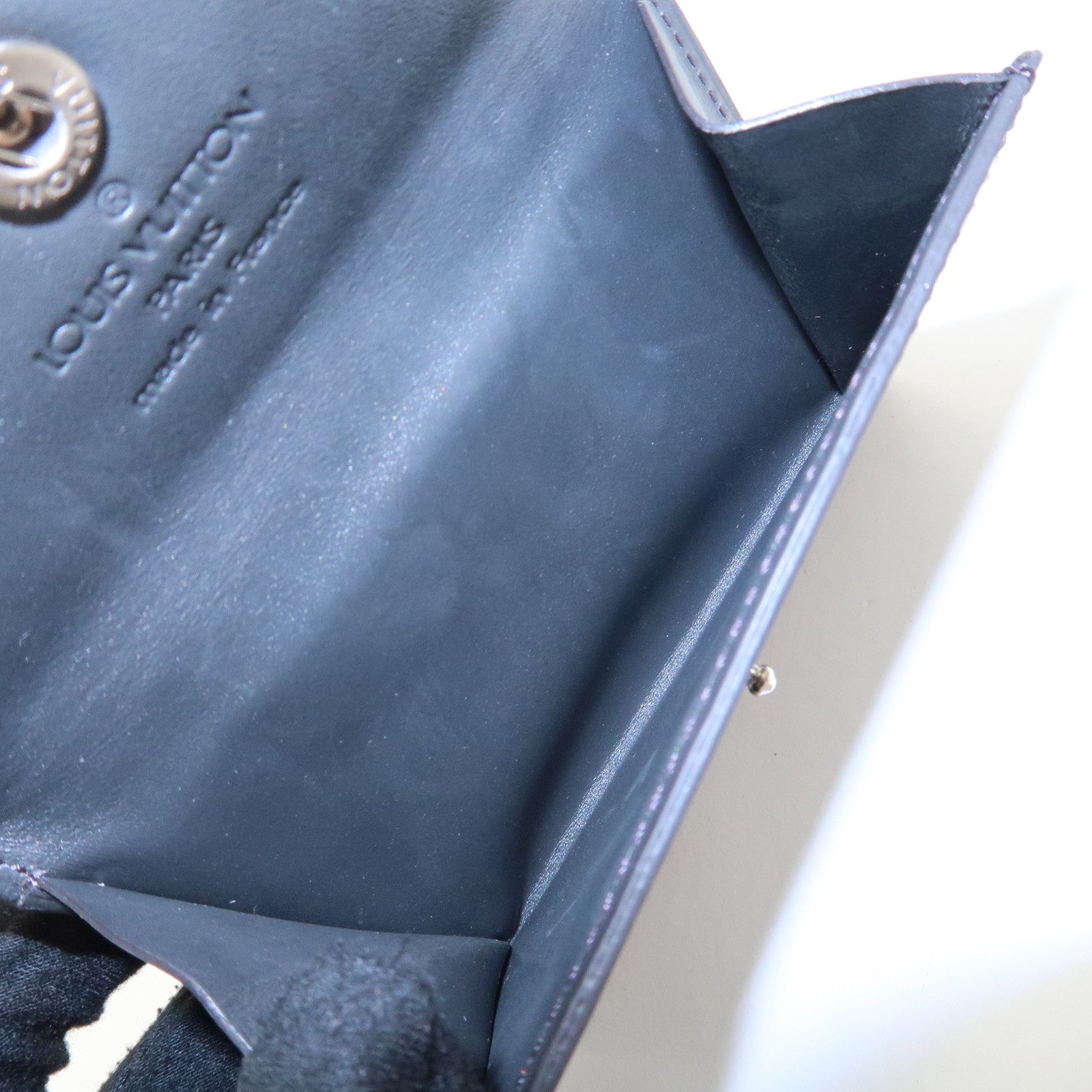 Louis Vuitton Monogram Matte Ludlow Coin Case Noir M65122 Used