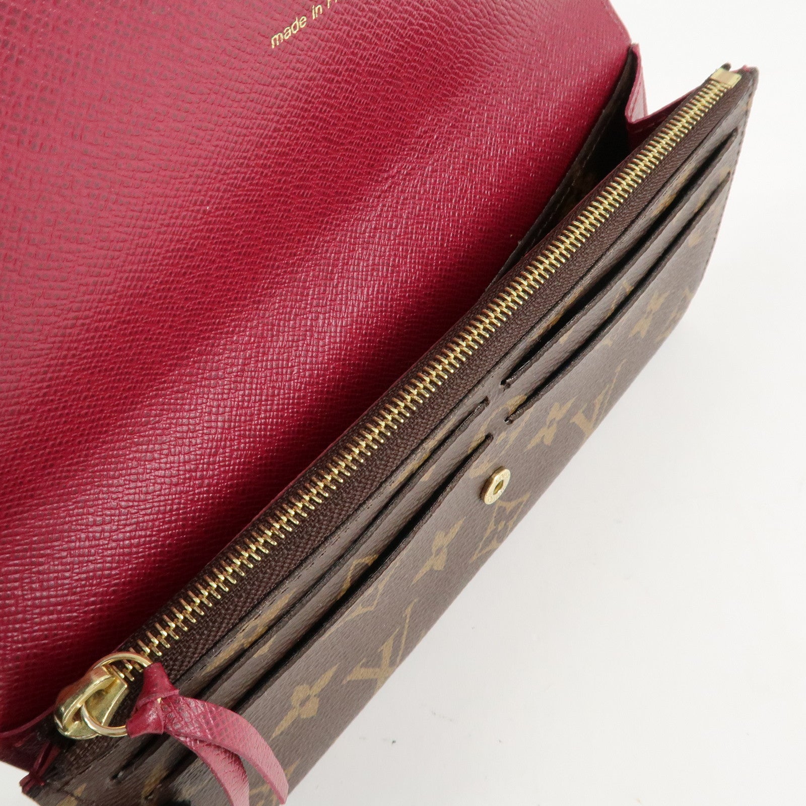 Louis Vuitton Monogram Portefeuille Emily Bi-fold Wallet M60697 Used