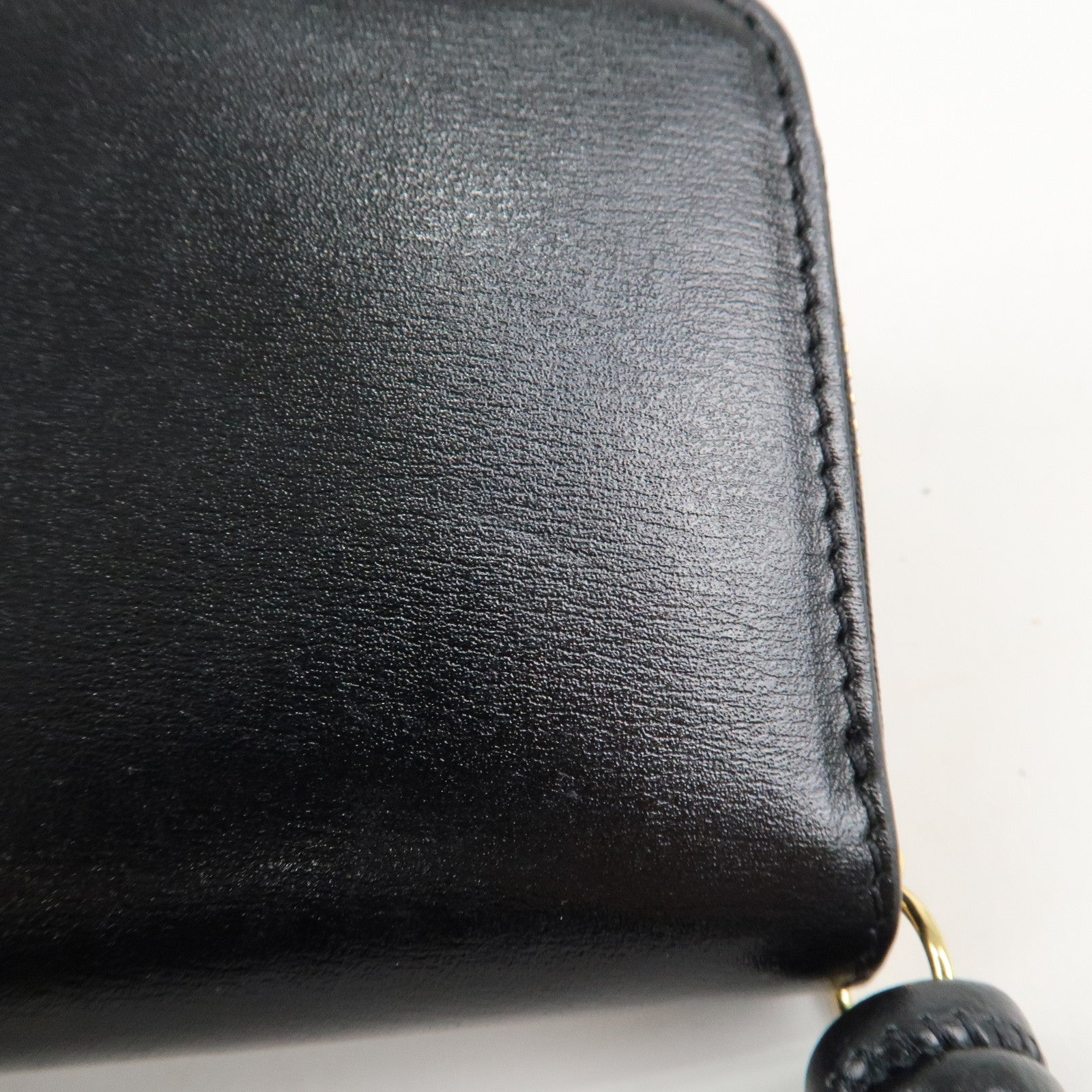 Jil Sander Leather Round Zipper Coin Purse J07UI0007 P4841 Used