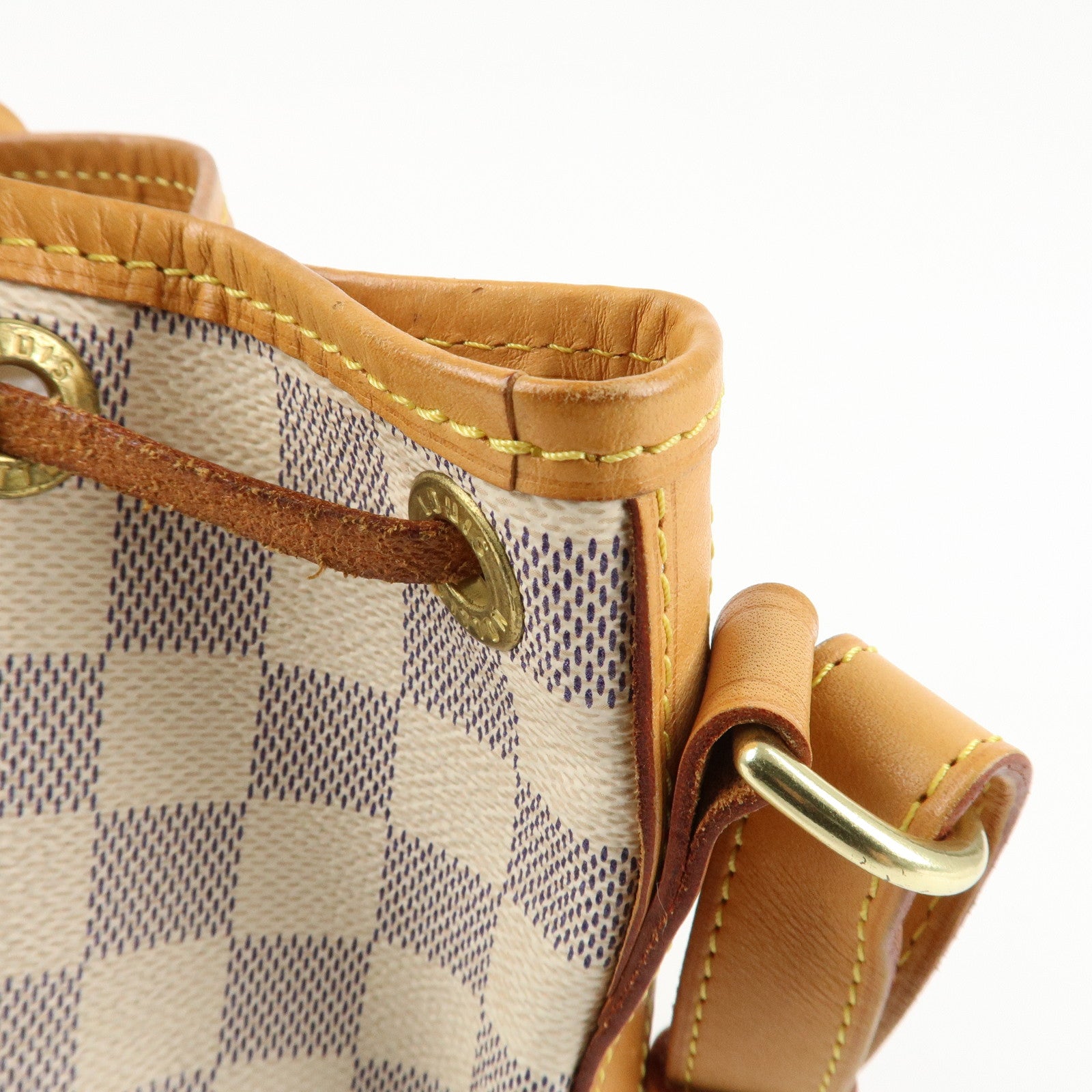 Louis Vuitton Damier Azur Noe BB Shoulder Bag N41220 Used