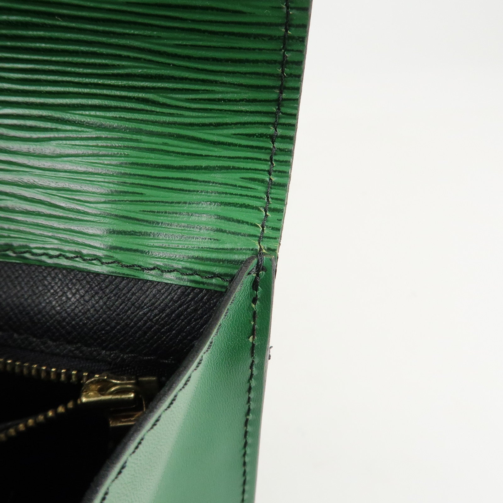 Louis Vuitton Epi Montaigne 27 Clutch Bag Borneo Green M52654 Used