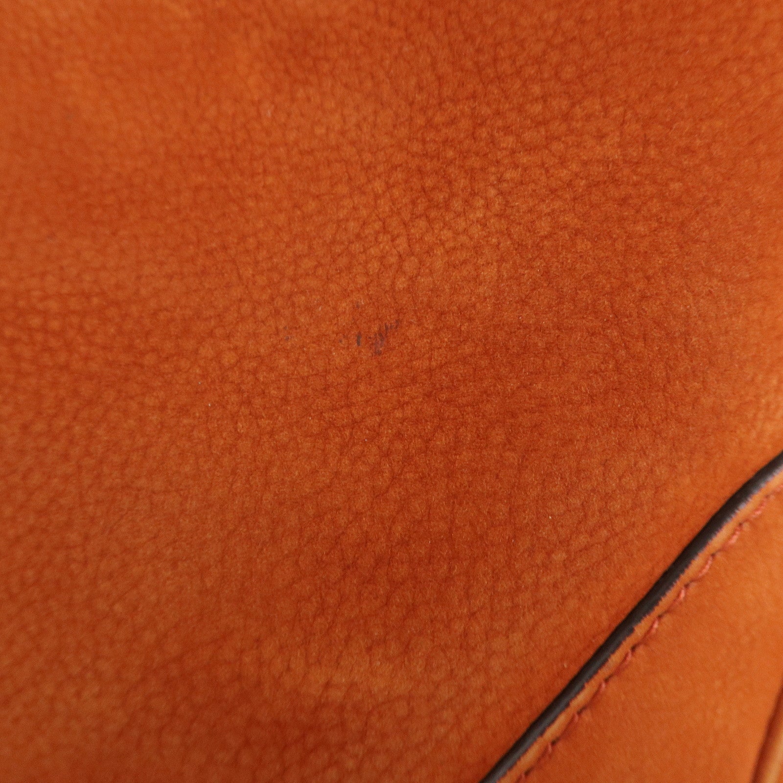 GUCCI New Jackie Suede Shoulder Bag Orange 277520 Used