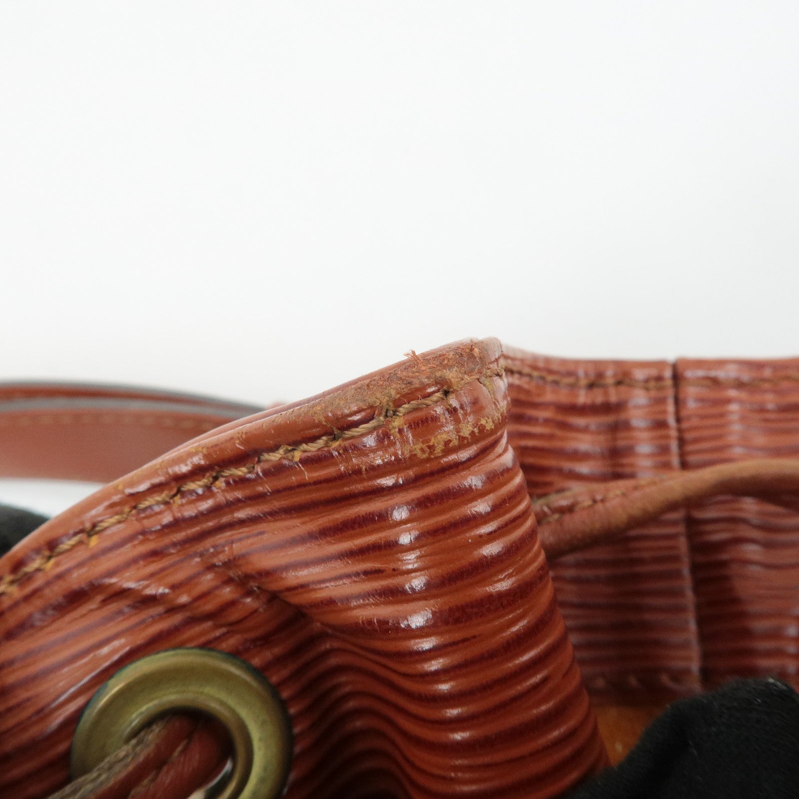 Louis Vuitton Epi Petit Noe Shoulder Bag Kenya Brown M44103 Used