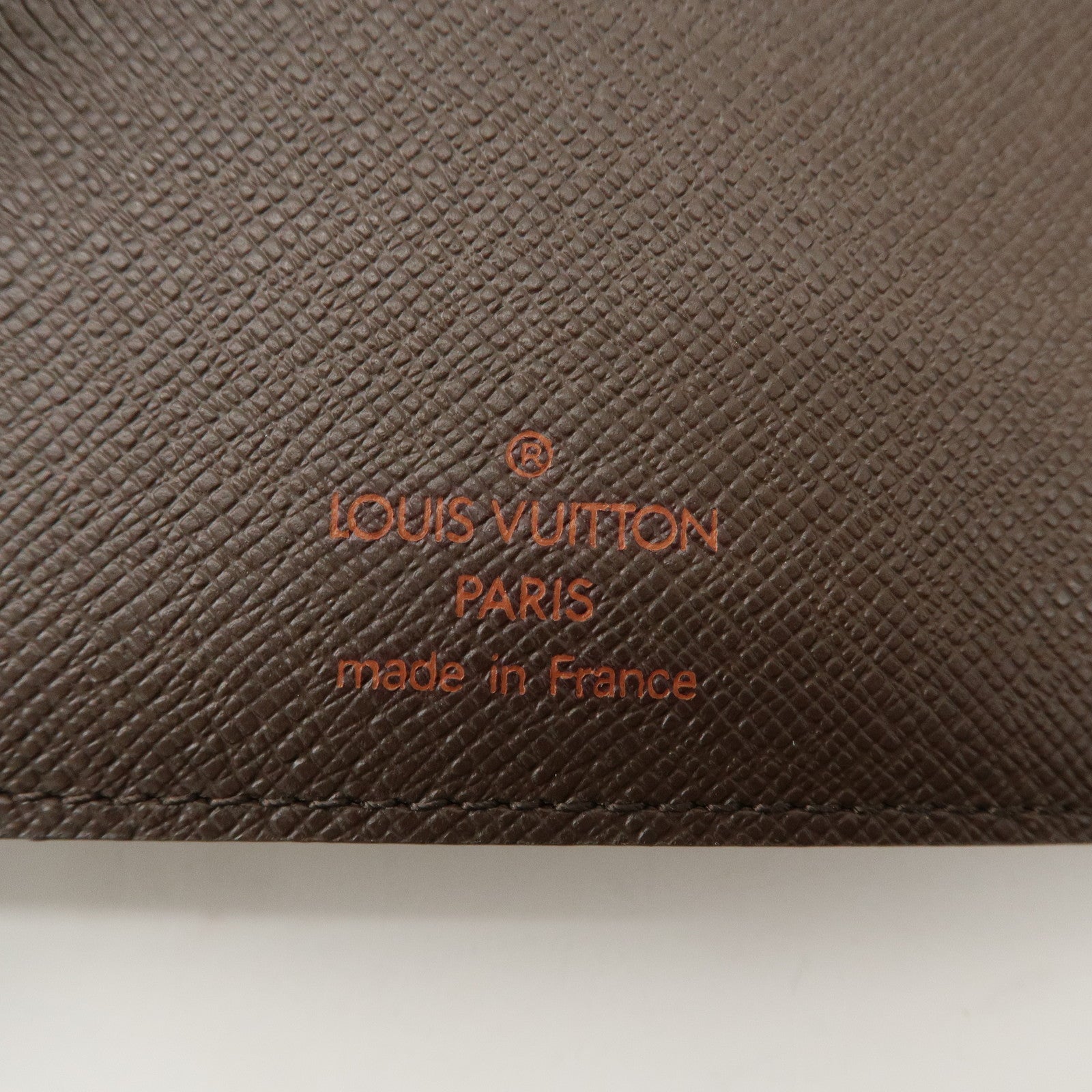 Louis Vuitton Damier Agenda MM Planner Cover Brown R20240 Used
