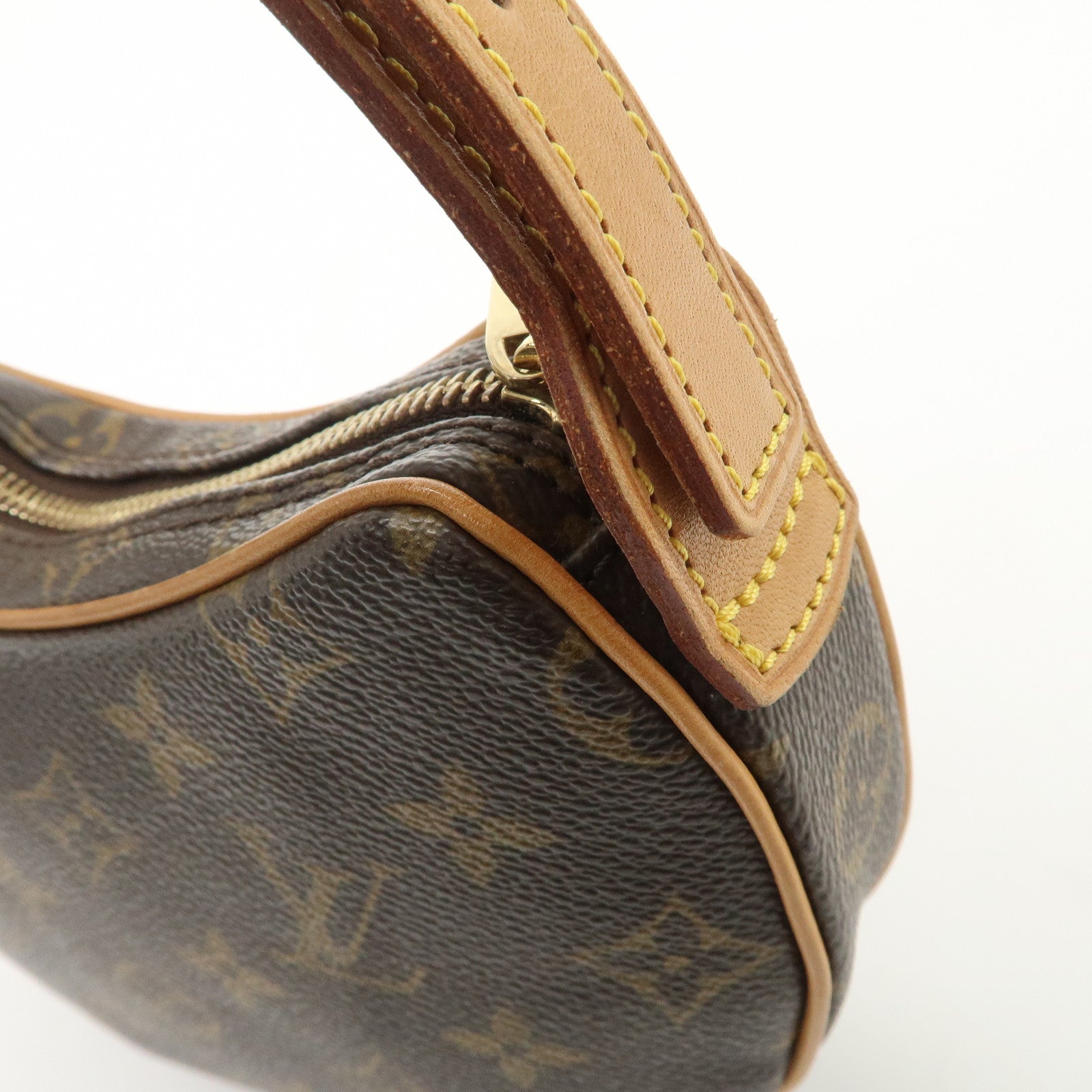 Louis Vuitton Monogram Pochette Croissant Shoulder Bag M51510 Used
