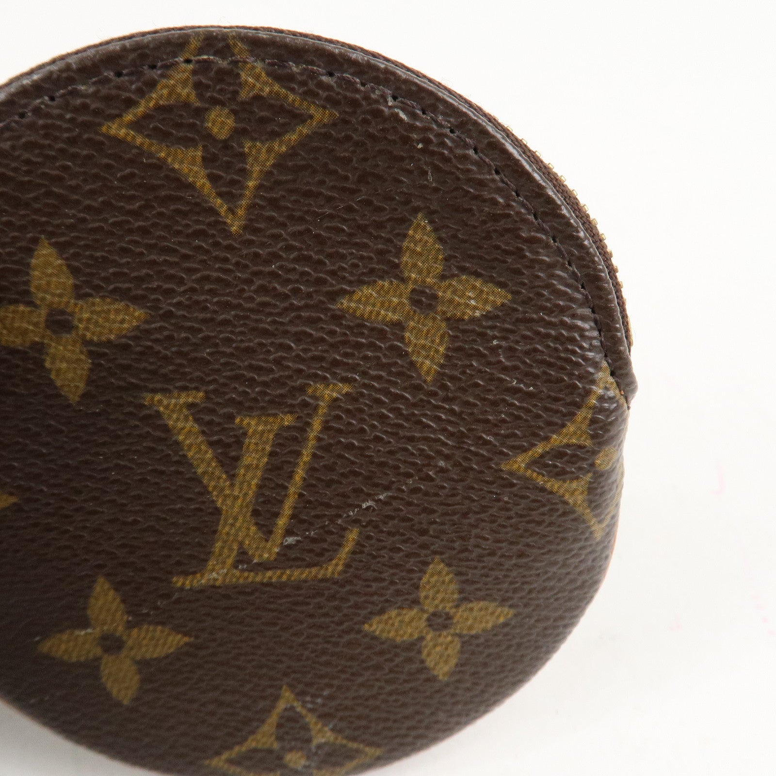 Set of2 Louis Vuitton Monogram Porte Monnaie Rond Coin Case M61926 Used