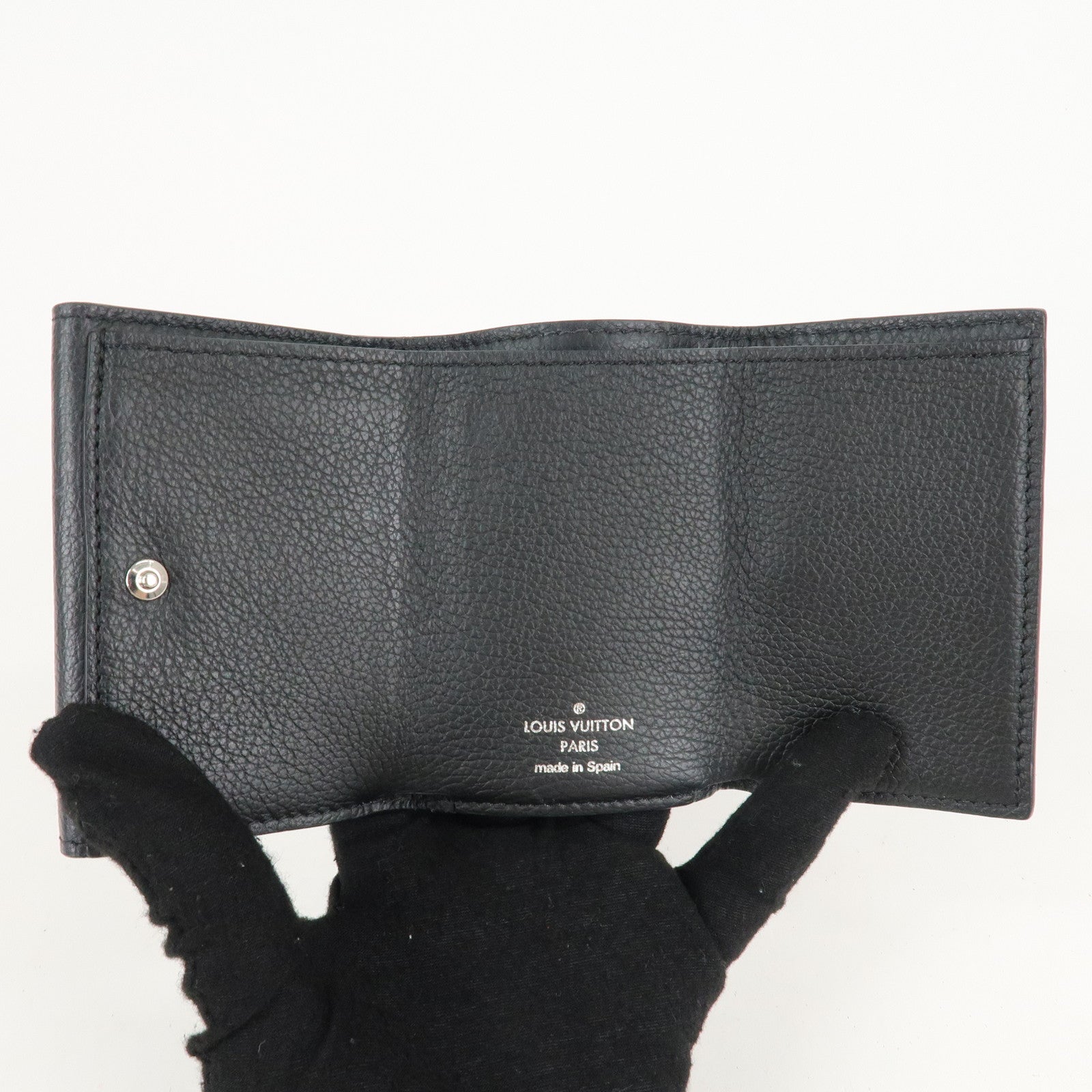 Louis Vuitton Lock Me Portefeuille Lock Mini Wallet Noir M63921 Used