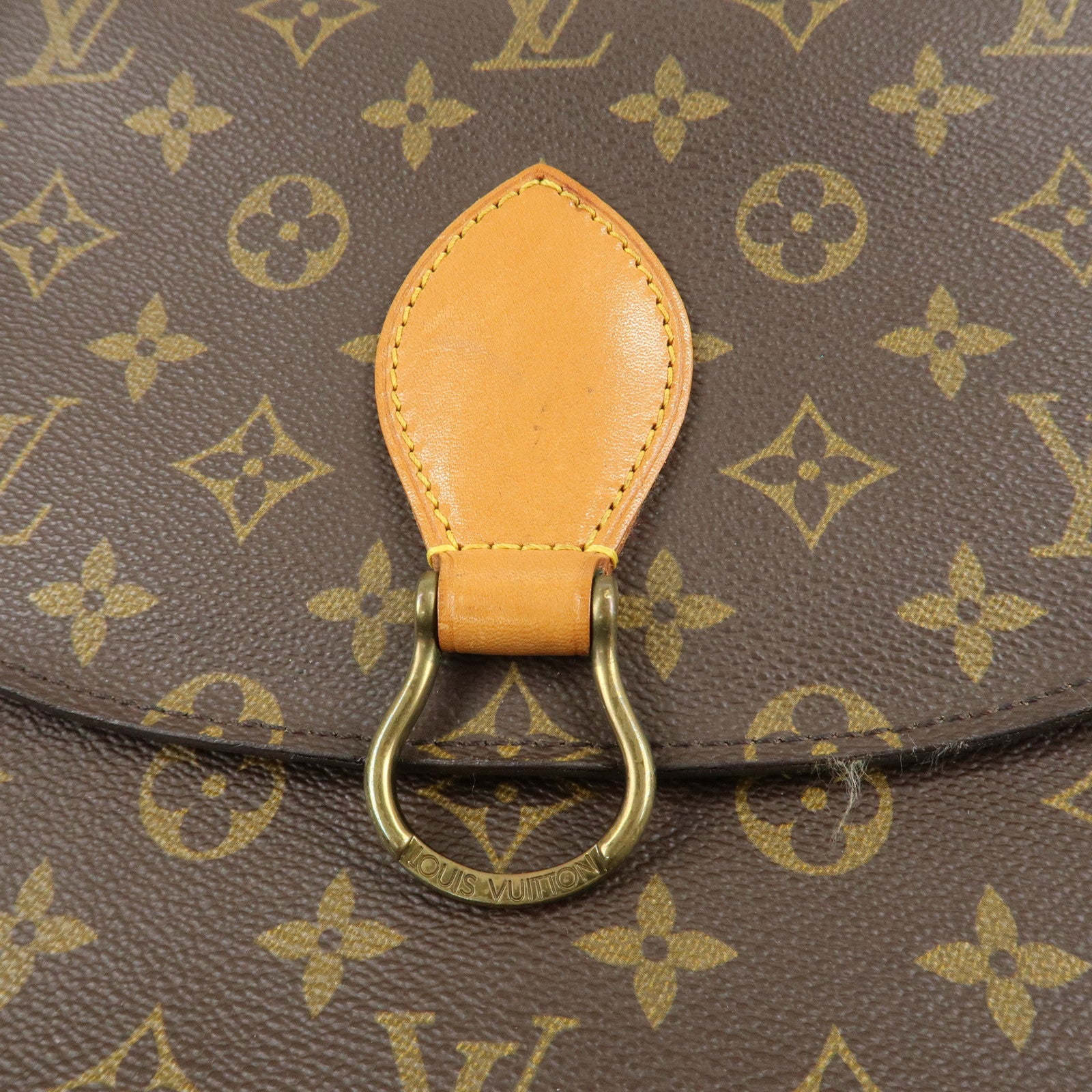 Louis Vuitton Monogram Saint Cloud GM Shoulder Bag Brown M51242 Used