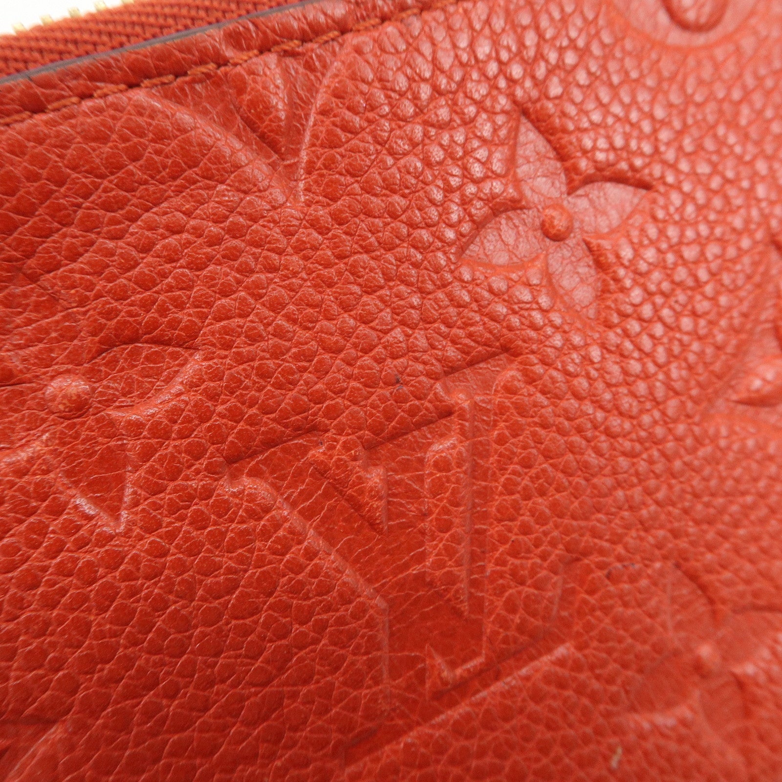 Louis Vuitton Monogram Empreinte Portefeuille Cerise Cion Case Used