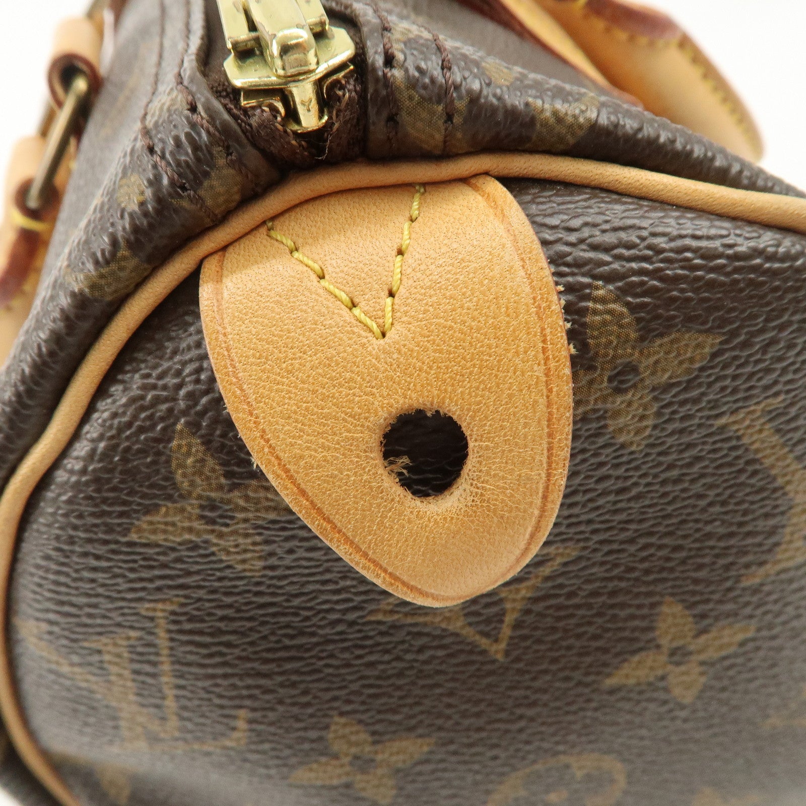 Louis Vuitton Monogram Speedy 25 Hand Bag Boston Bag M41528 Used