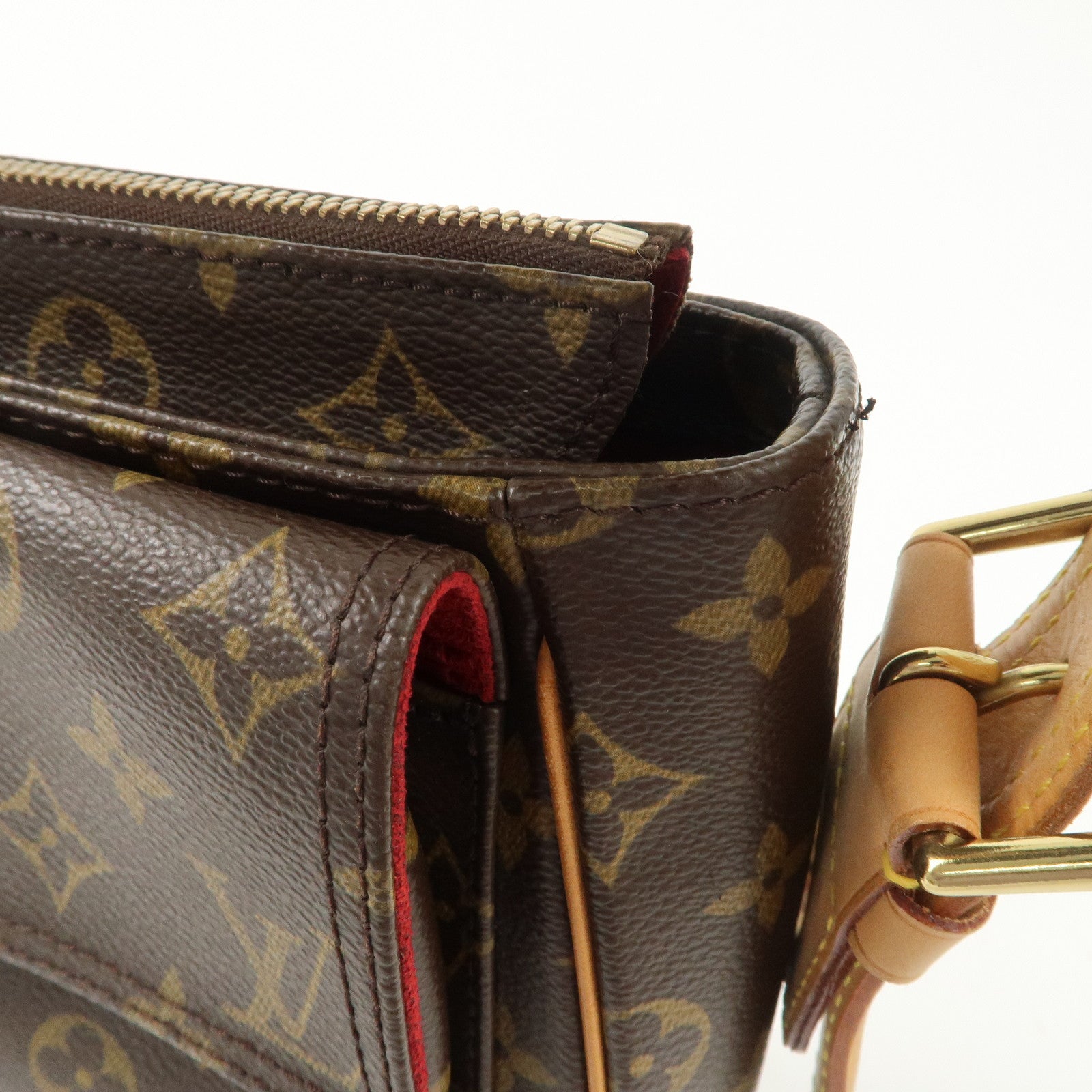 Louis Vuitton Monogram Viva Cite GM Shoulder Bag FA Engraved M51163Used F/S Used