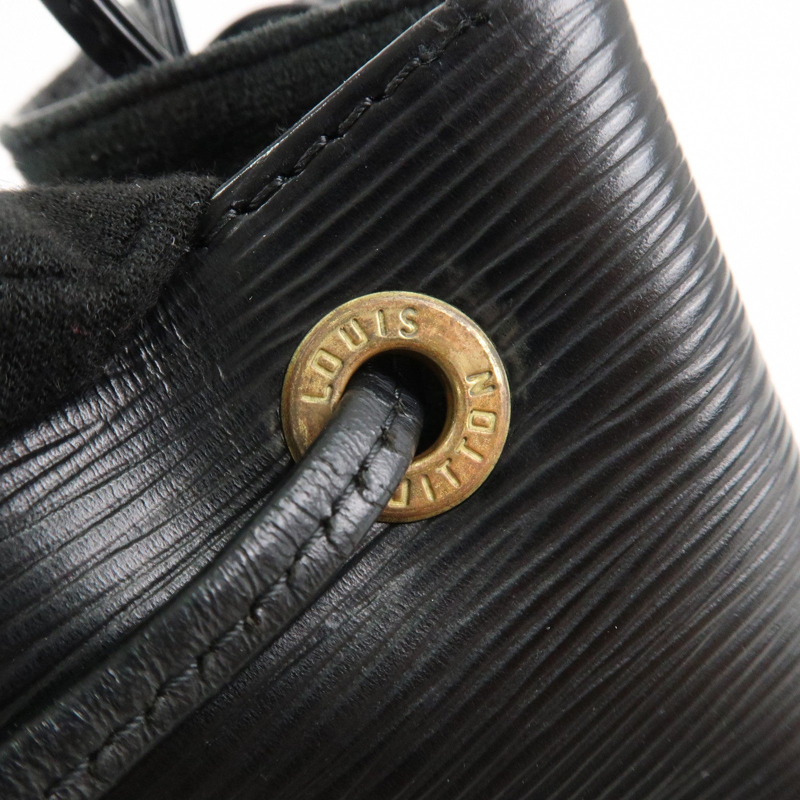 Louis Vuitton Epi Petit Noe Shoulder Bag Noir Black M59212 Used