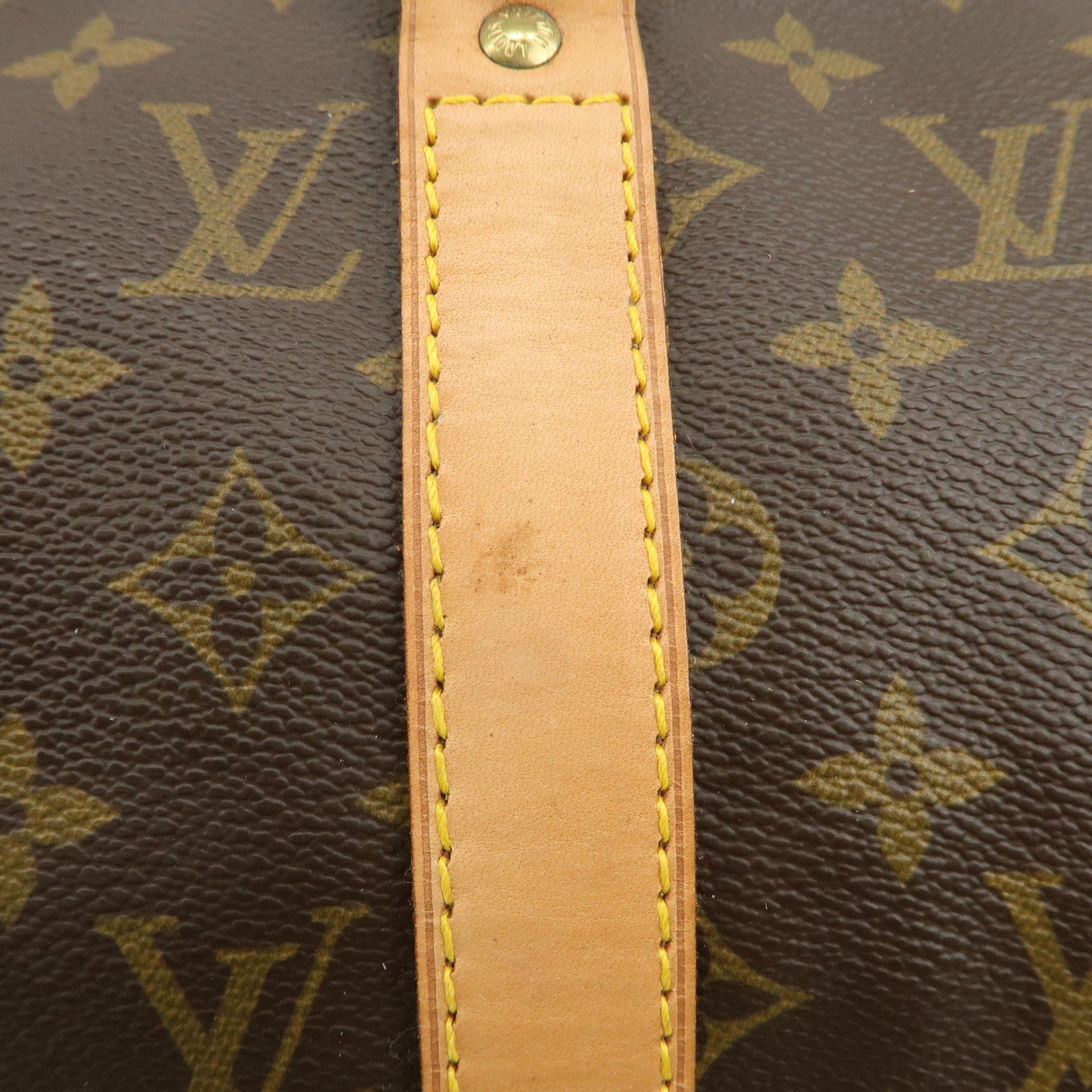 Louis Vuitton Monogram Keep All 50 Boston Bag Brown M41426 Used