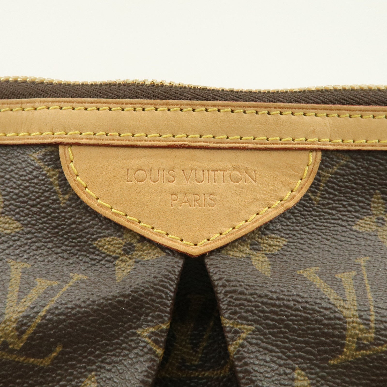 Louis Vuitton Monogram Palermo GM 2Way Hand Bag Brown M40146 Used