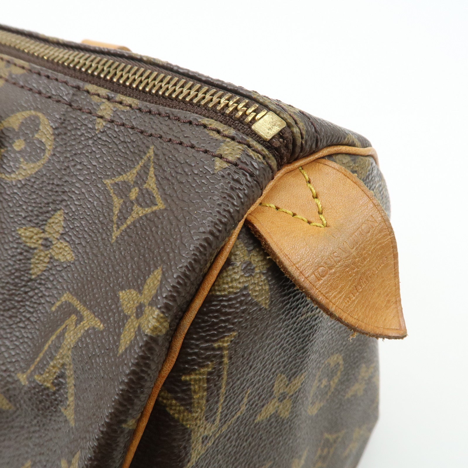 Louis Vuitton Monogram Speedy 30 Hand Bag Boston Bag M41526 Used