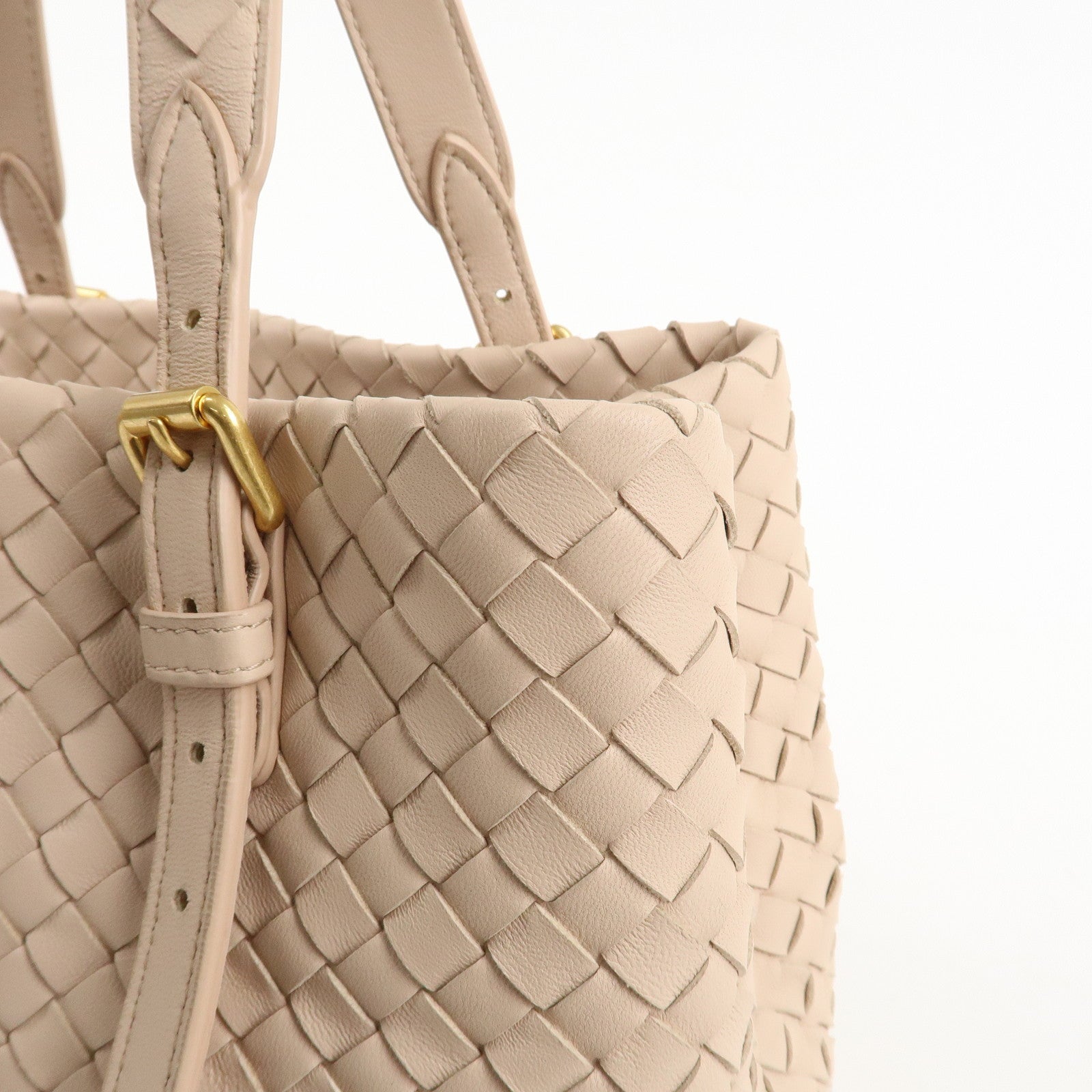 BOTTEGA VENETA Intrecciato Leather Medium Chester Tote Bag 337260 Used