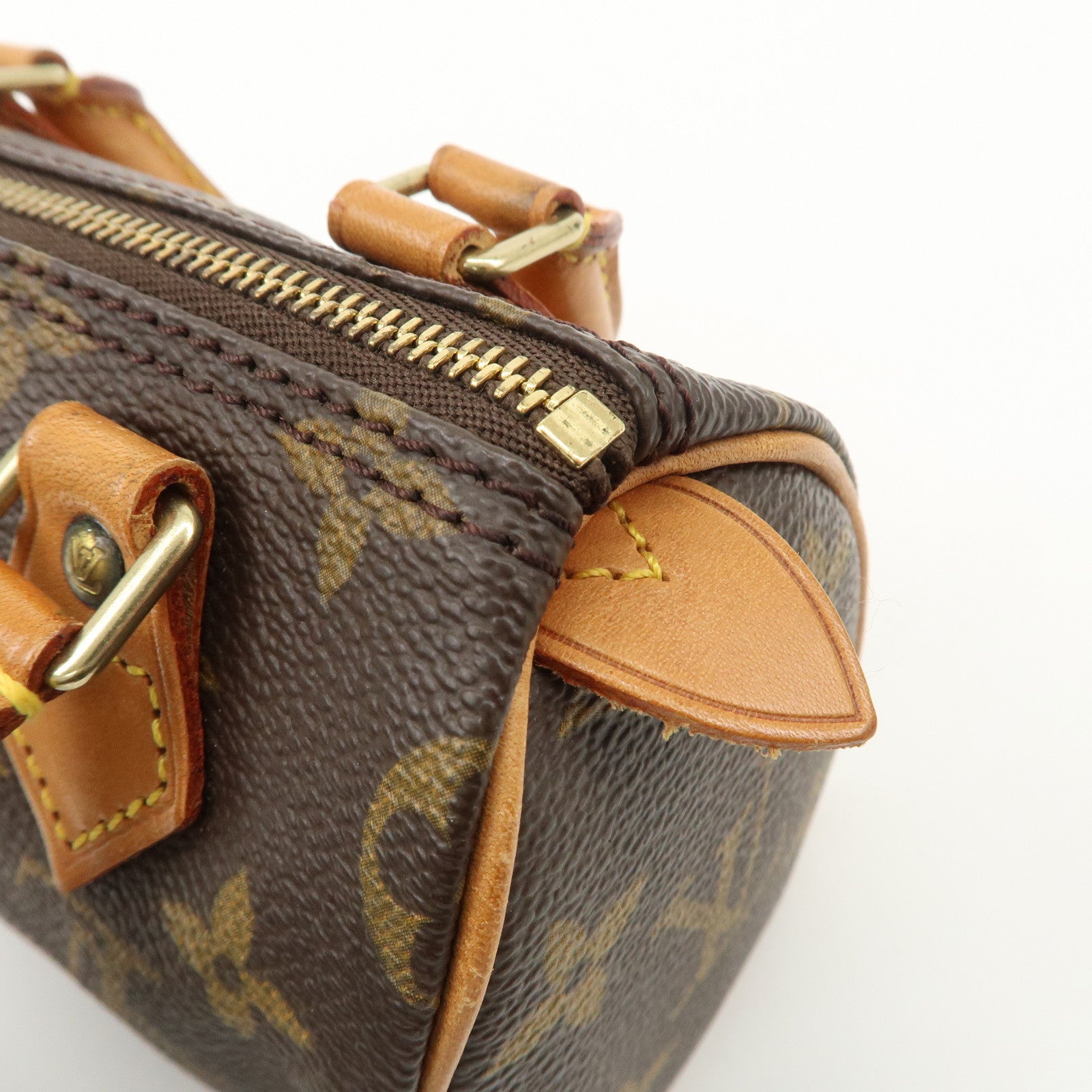 Louis Vuitton Monogram Mini Speedy & Strap M41534 J75010 Used