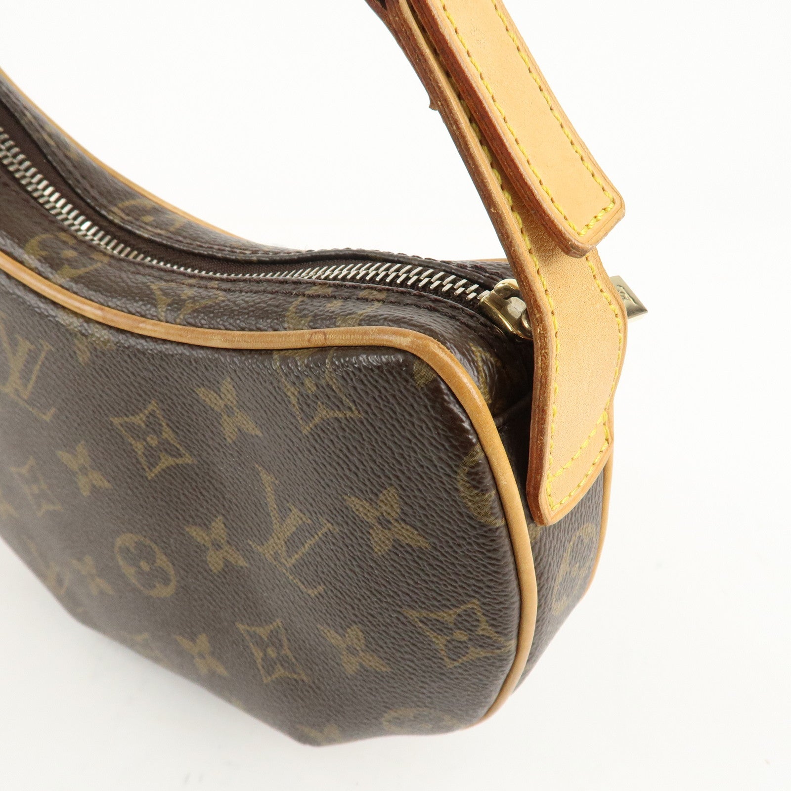 Louis Vuitton Monogram Pochette Croissant Shoulder Bag M51510 Used