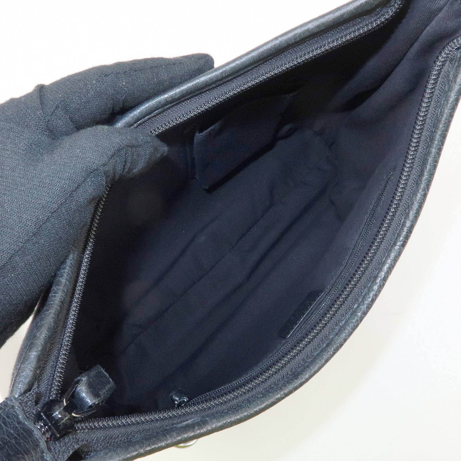 GUCCI Abbey GG Canvas Leather Shoulder Bag 268637 Used