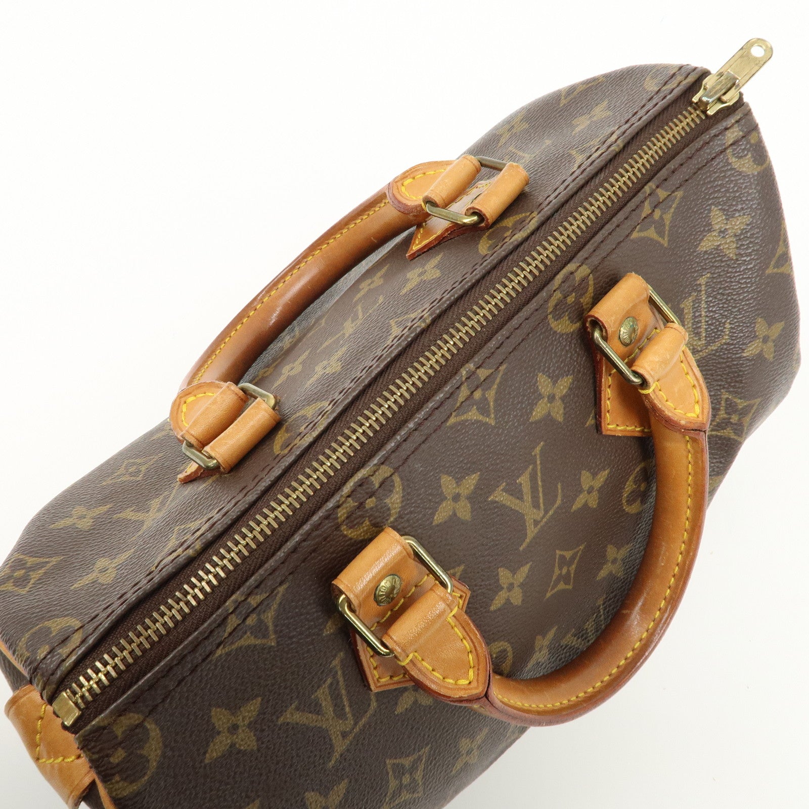 Louis Vuitton Monogram Speedy 25 Hand Bag Boston Bag M41528 Used
