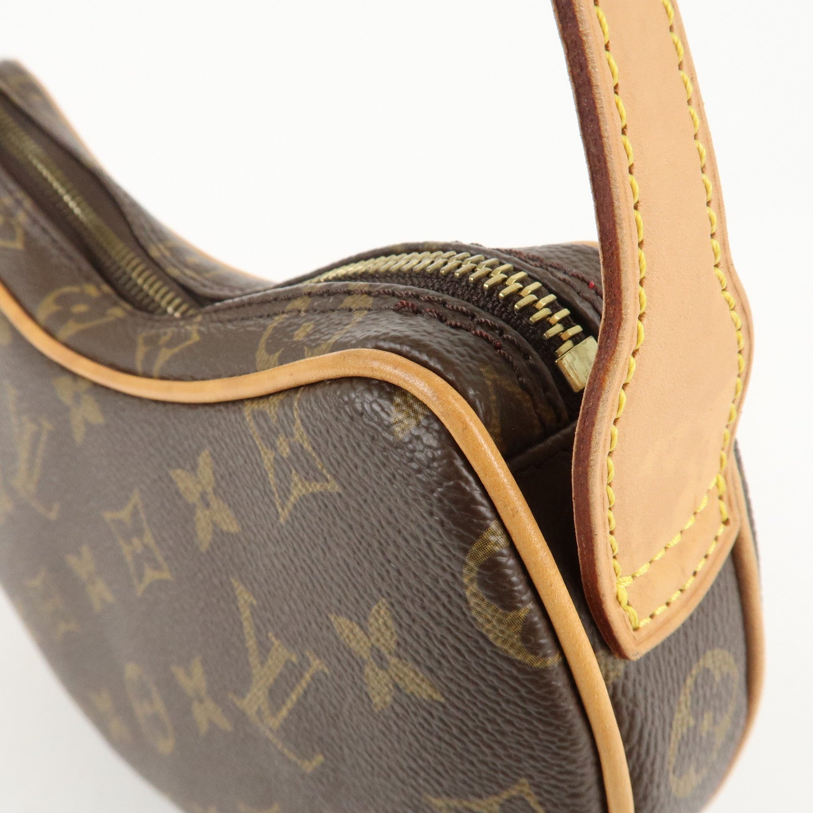 Louis Vuitton Monogram Pochette Croissant Shoulder Bag M51510 Used
