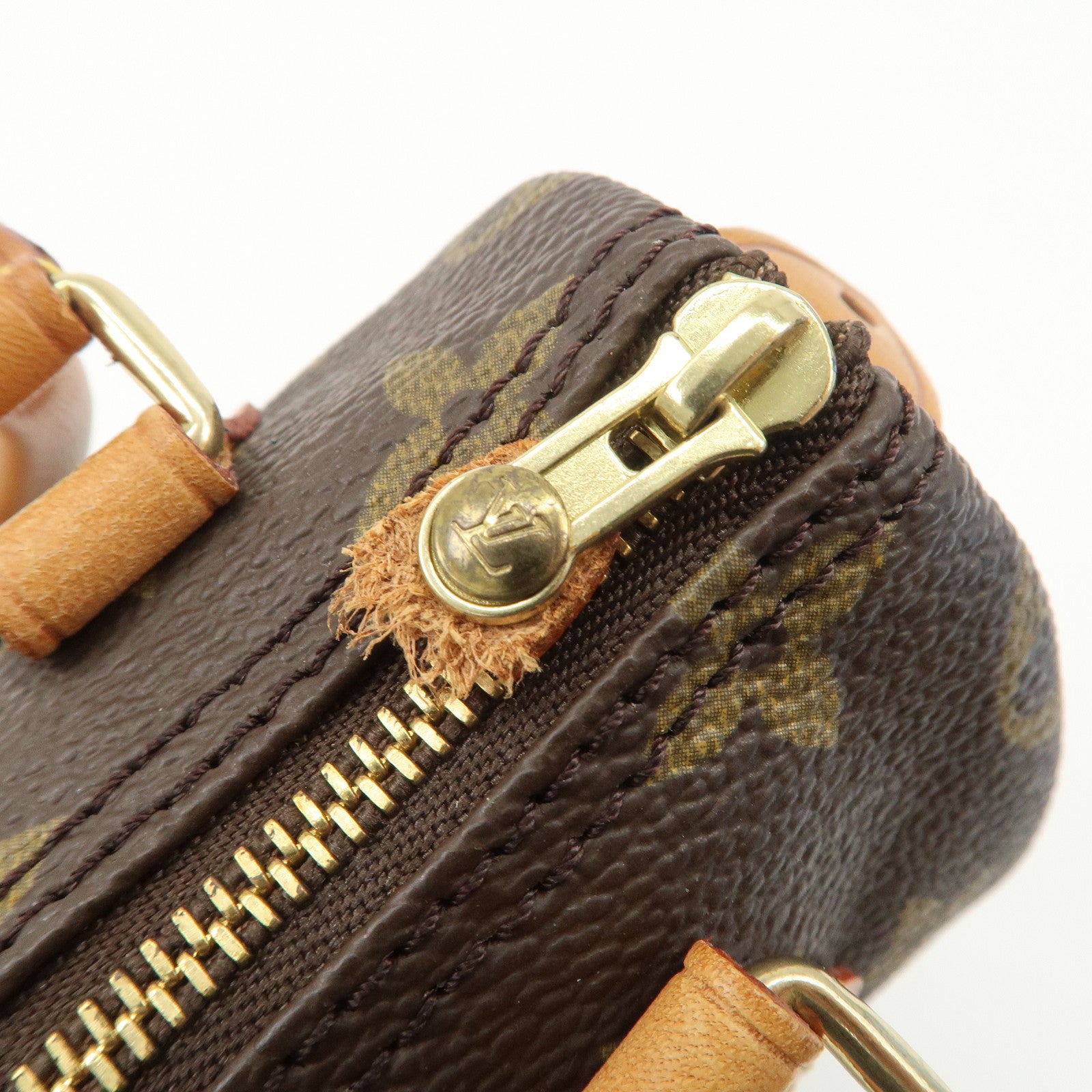 Louis Vuitton Monogram Mini Speedy & Strap Brown M41534 Used