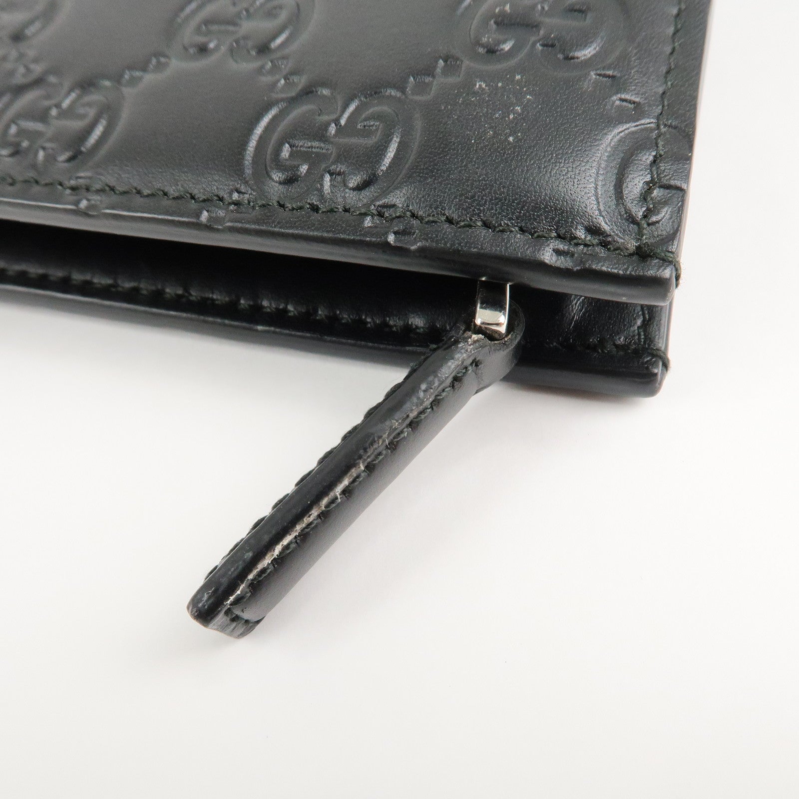 GUCCI Guccissima Sherry Guccissima Leather Clutch Bag 475316 Used