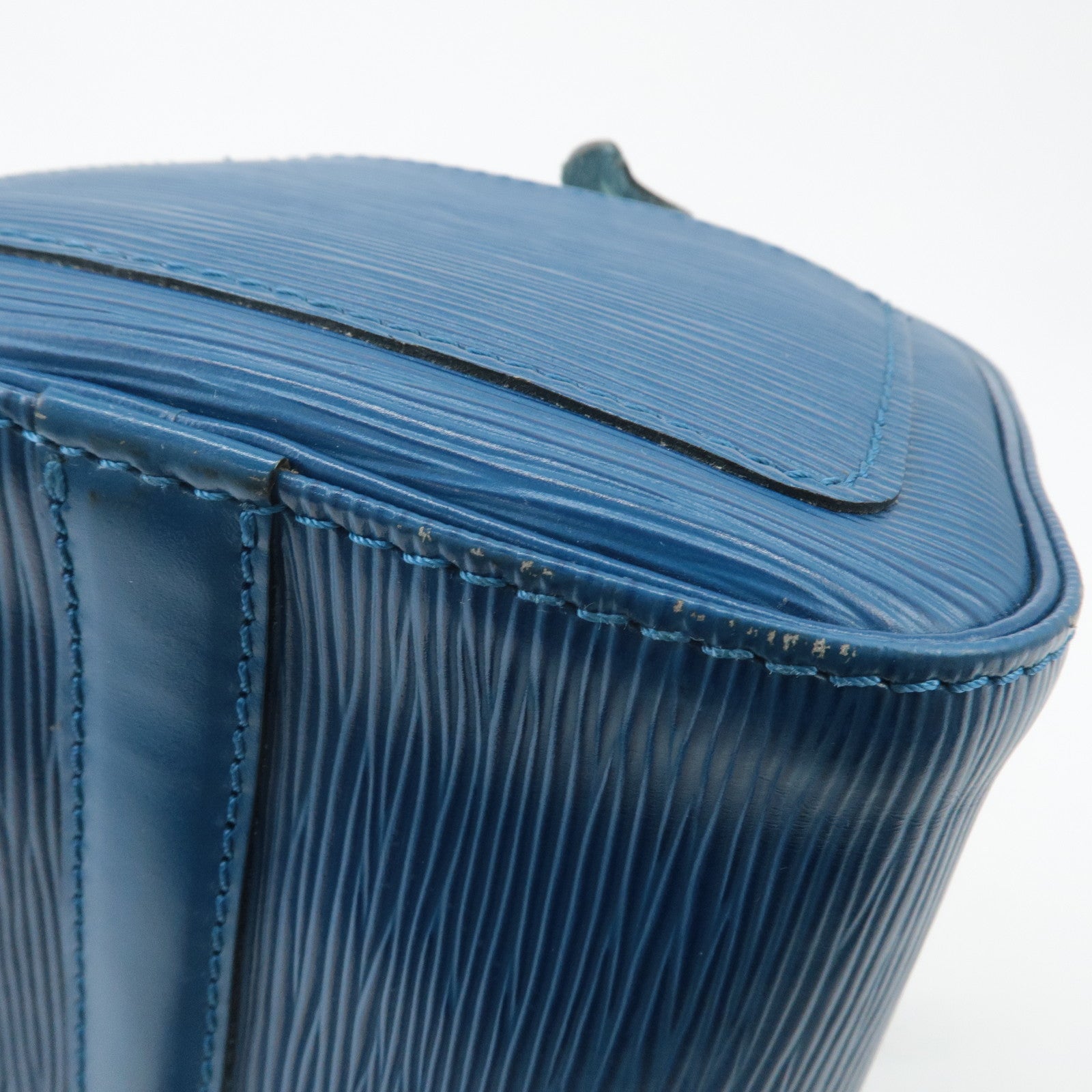 Louis Vuitton Epi Speedy 25 Hand Bag Boston Bag Blue M43015 Used