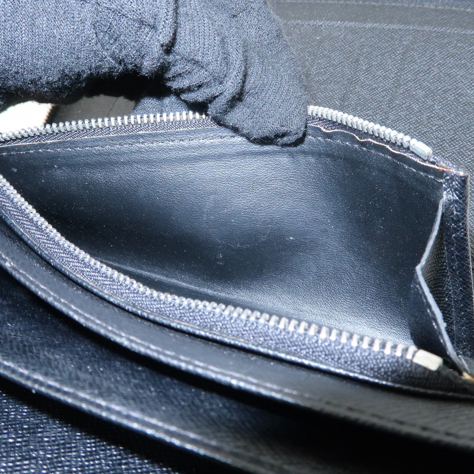 Louis Vuitton Taiga Organizer Atoll Long Wallet Ardoise M30652 Used