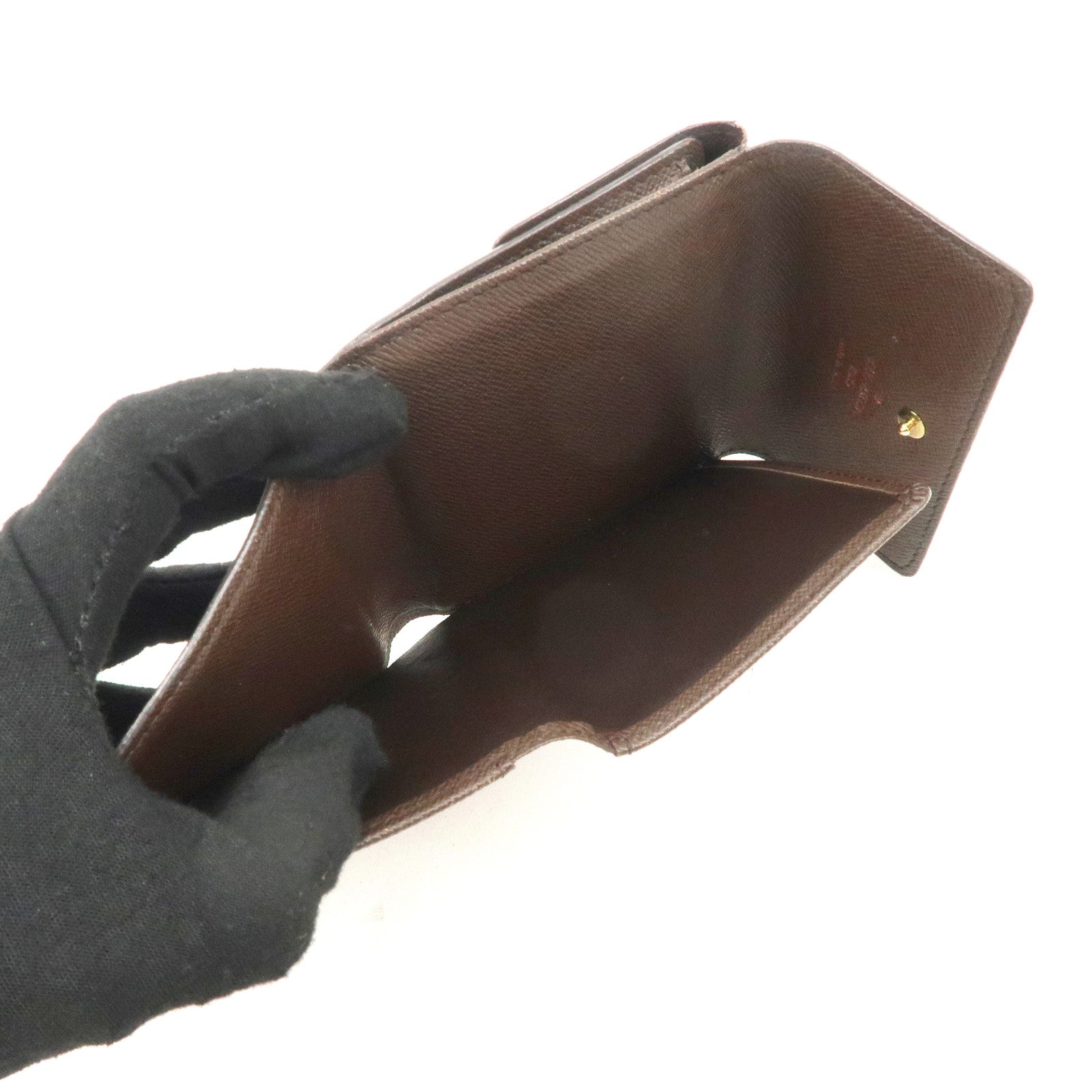 Louis Vuitton Damier Porte Monnaie Bier Carte Credit N61652 Used