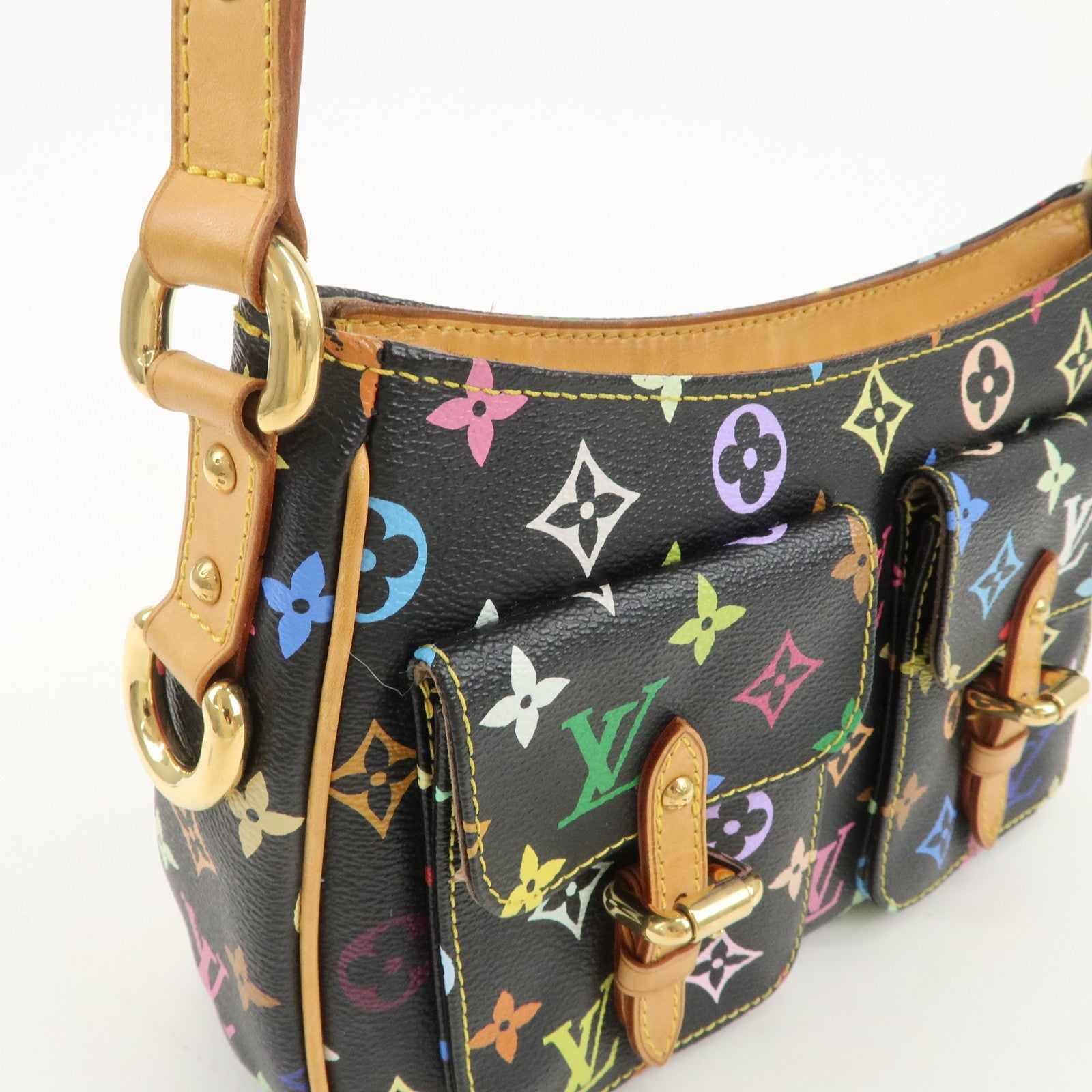 Louis Vuitton Monogram Multicolor Lodge PM Shoulder Bag M40054 Used