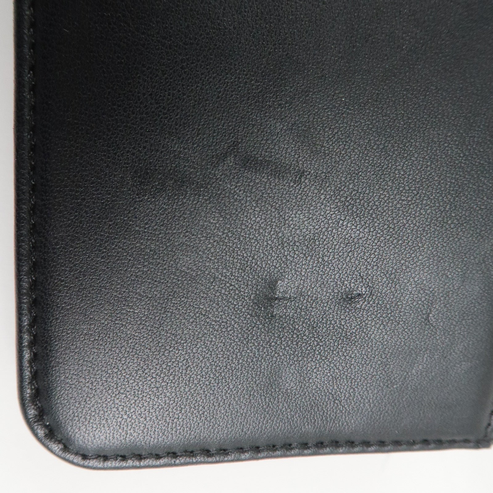 CHANEL Camellia Lamb Skin Chain Wallet Shoulder Bag A82336 Used