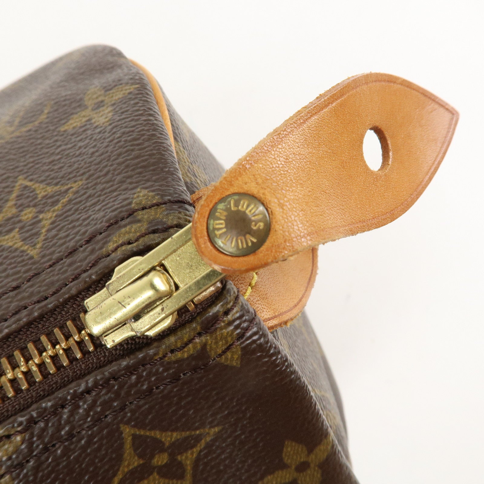 Louis Vuitton Monogram Speedy 30 Hand Bag Boston Bag M41526 Used