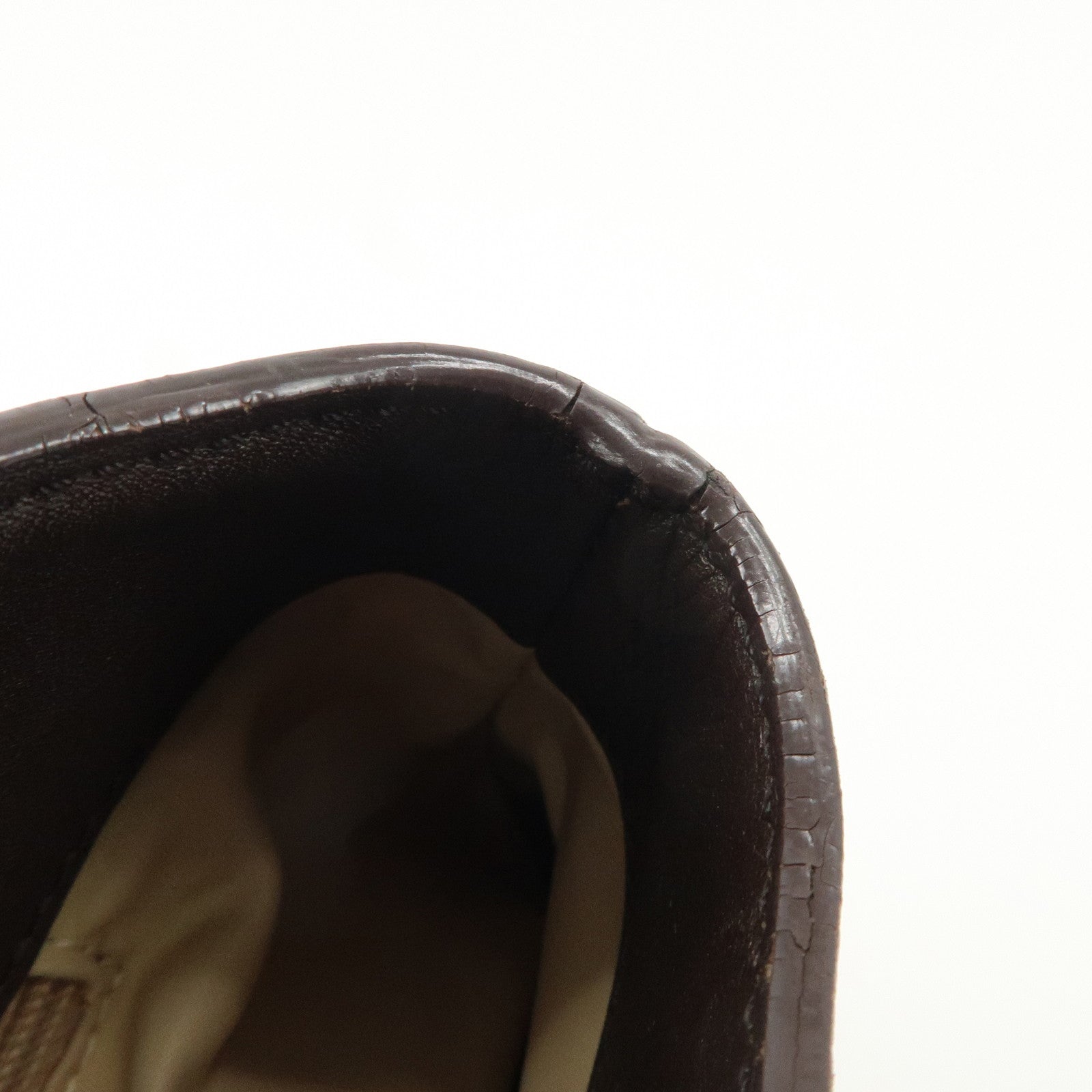 Christian Dior Trotter Canvas Leather Tote Bag Beige Brown Used