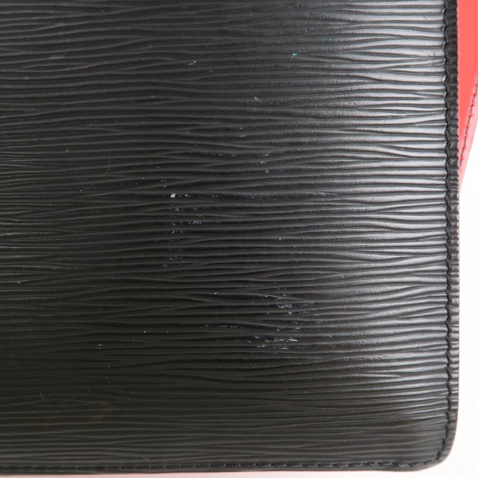 Louis Vuitton Epi Varennes Hand Bag Noir Red M52387 Used