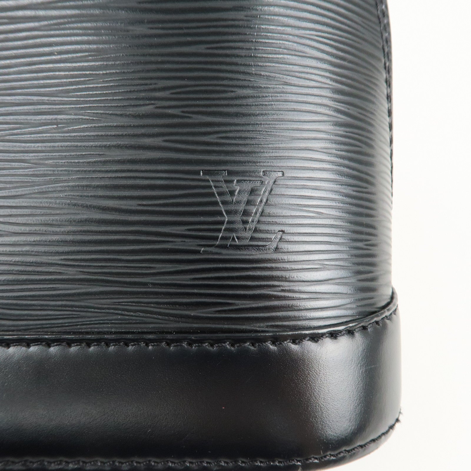 Louis Vuitton Epi Alma BB 2Way Shoulder Bag Noir Pink M54160 Used