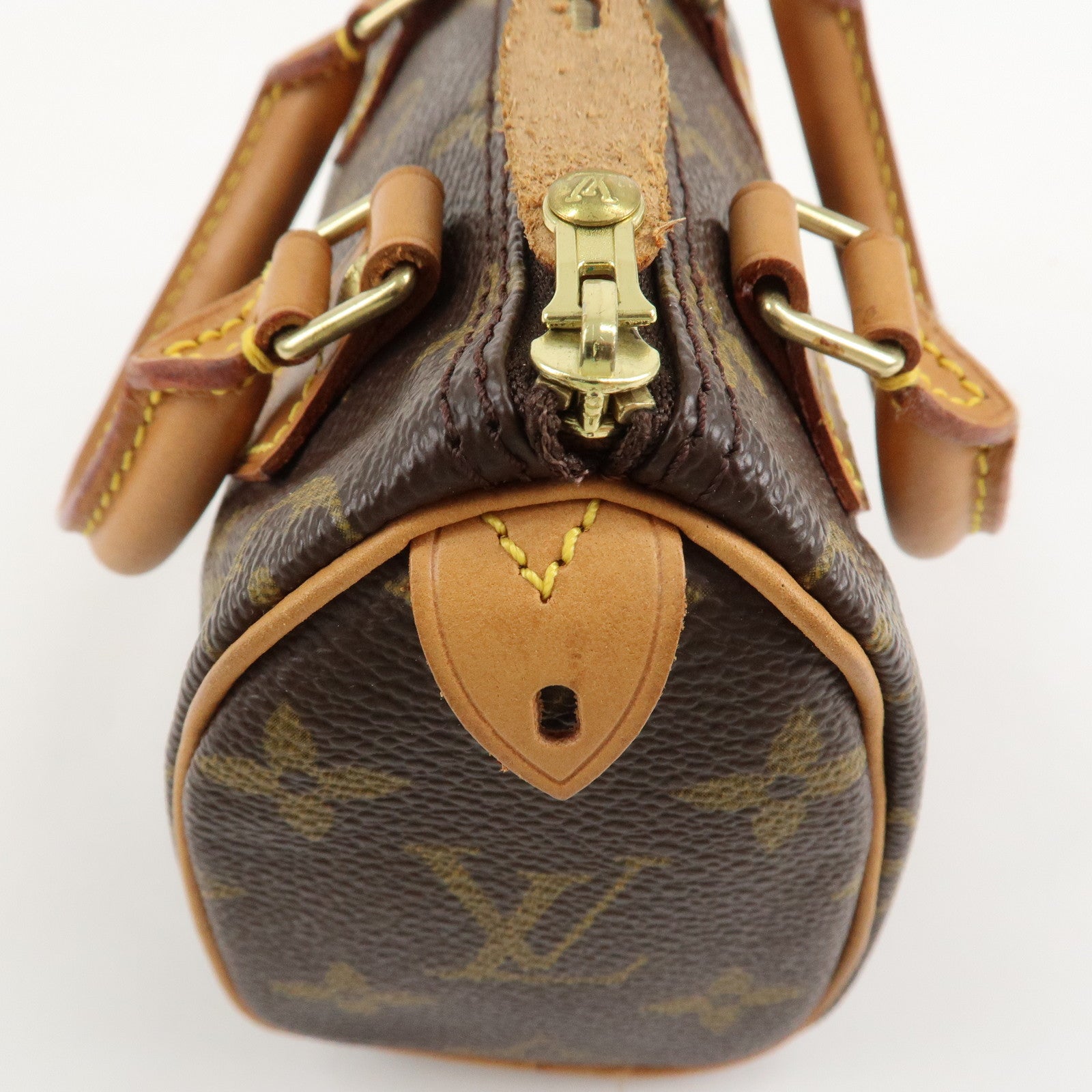 Louis Vuitton Monogram Mini Speedy & Strap M41534 J00145 Used