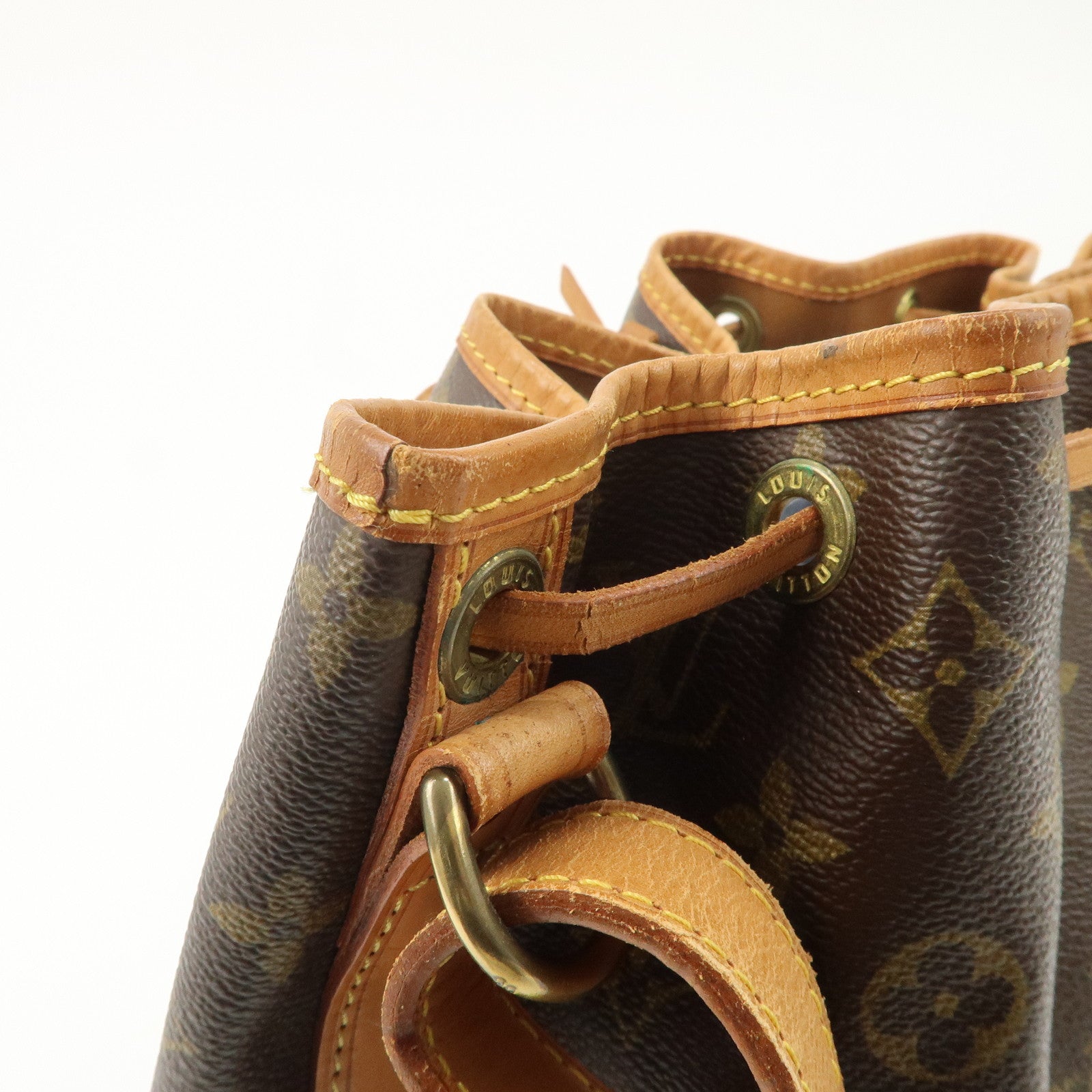 Louis Vuitton Monogram Petit Noe Shoulder Bag Brown M42226 Used