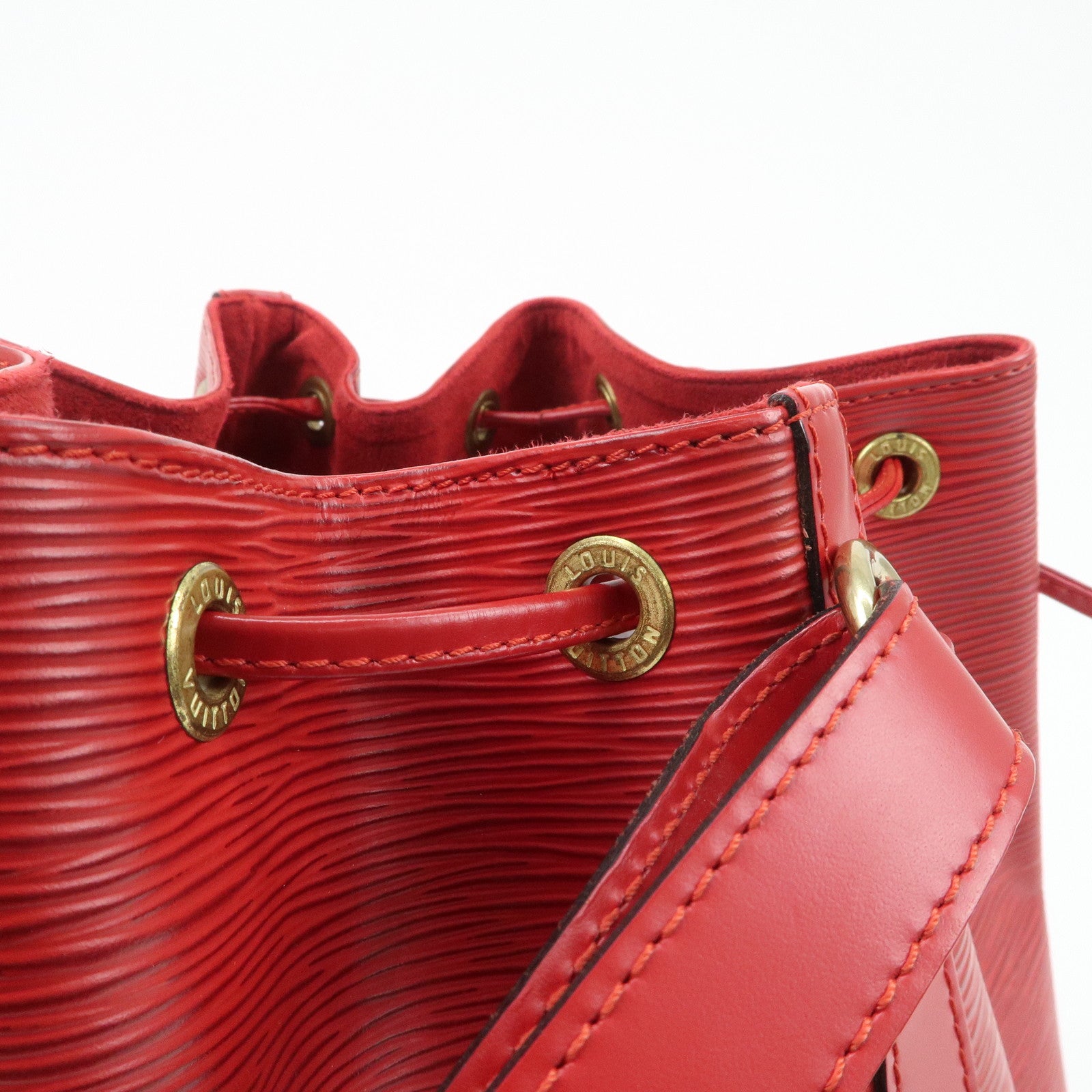 Louis Vuitton Epi Petit Noe Shoulder Bag Castilian Red M59017 Used