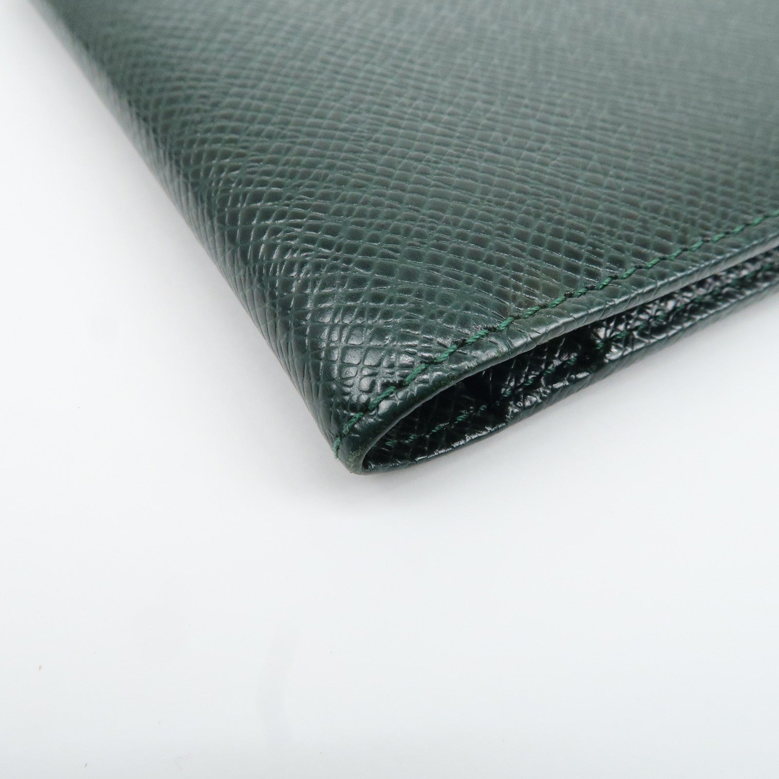 Louis Vuitton Taiga Set of 2 Wallet Coin Case Epicea M30374 M3046P Used