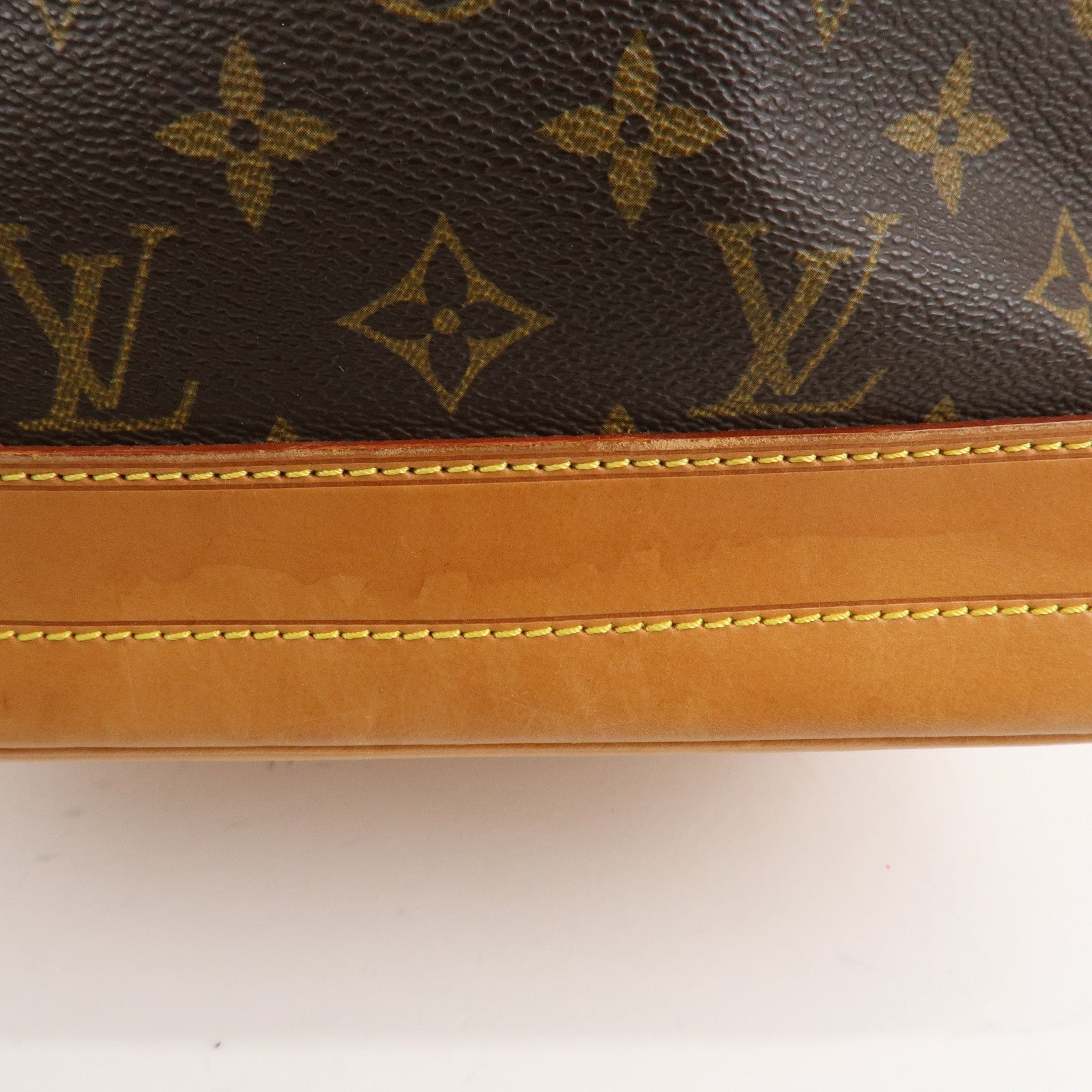 Louis Vuitton Monogram Noe Shoulder Bag Hand Bag Brown M42224 Used