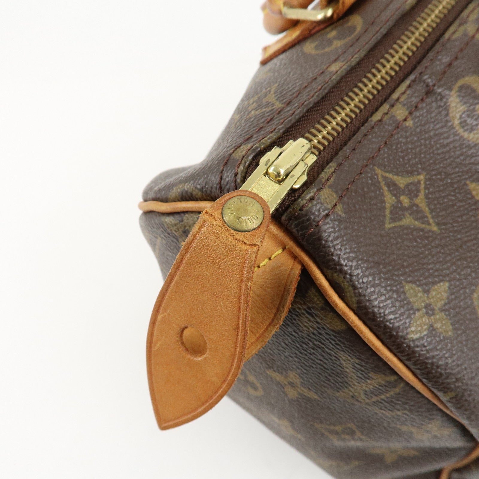 Louis Vuitton Monogram Speedy 30 Hand Bag Boston Bag M41526 Used