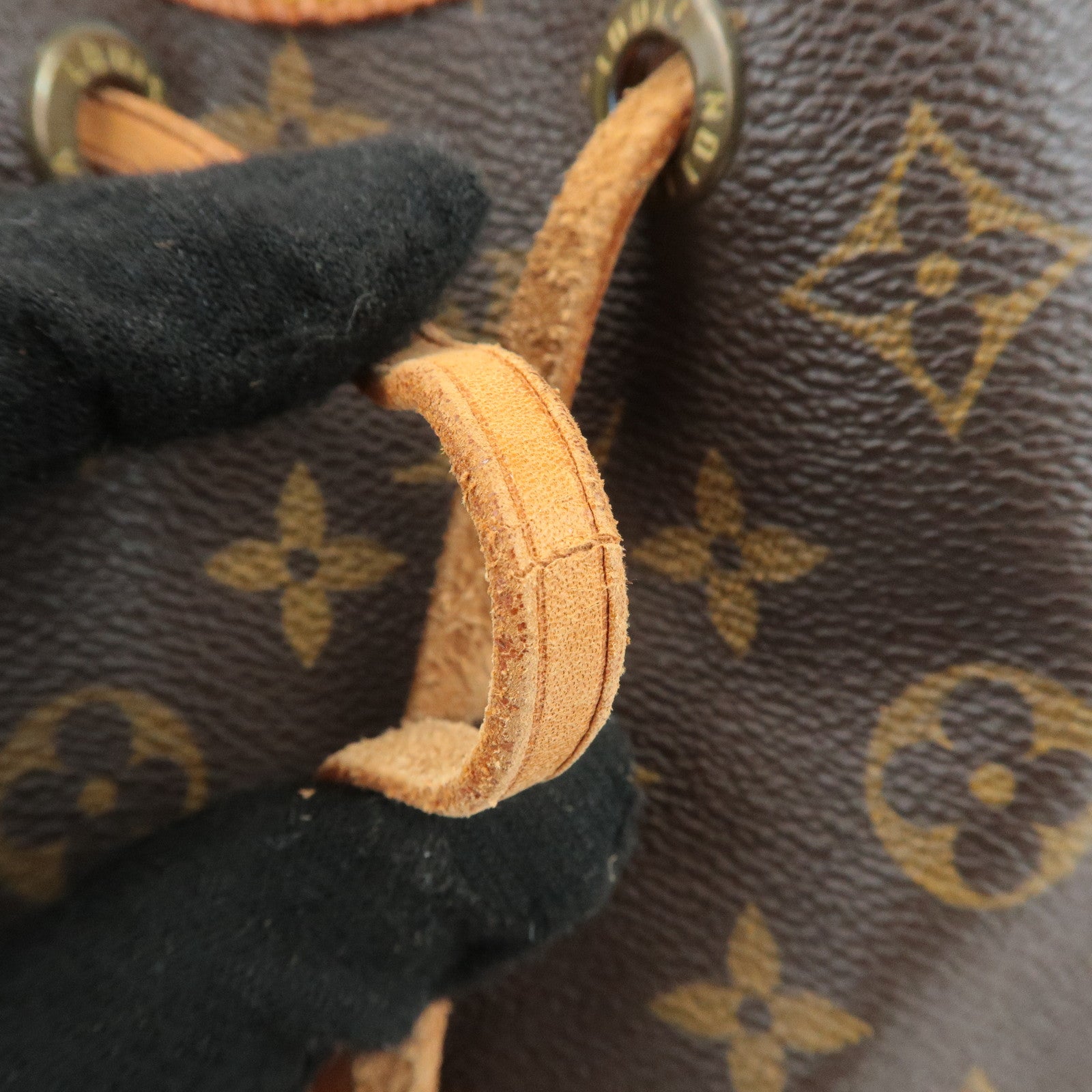 Louis Vuitton Monogram Petit Noe Shoulder Bag Brown M42226 Used