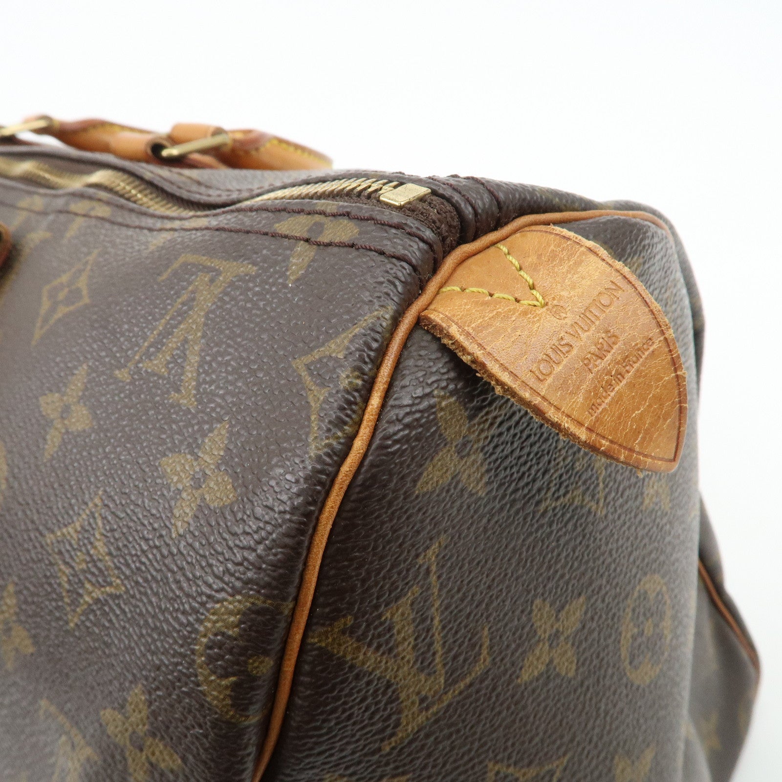 Louis Vuitton Monogram Speedy 40 Hand Bag Boston Bag M41522 Used