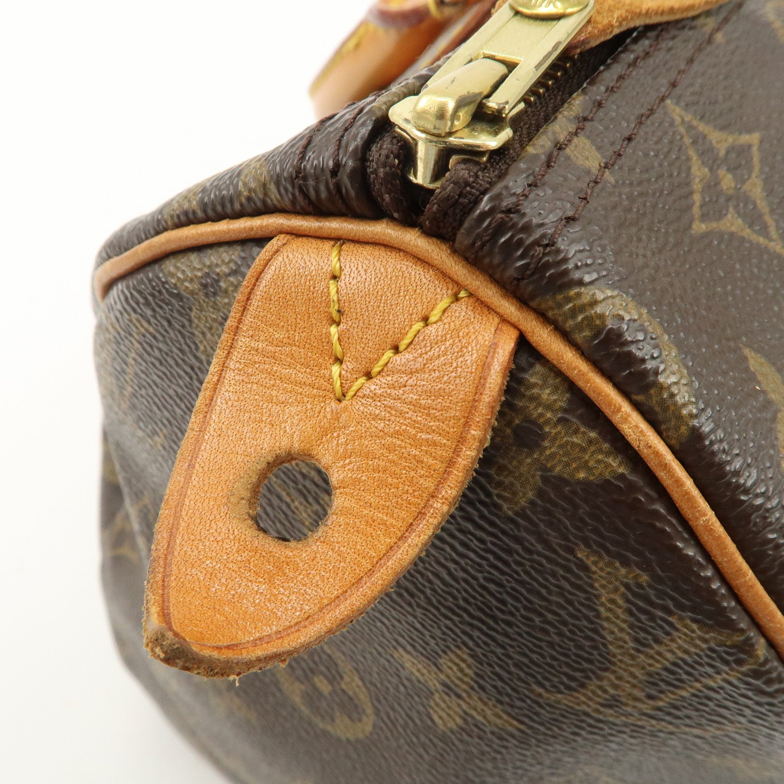 Louis Vuitton Monogram Speedy 30 Hand Bag Boston Bag M41526 Used