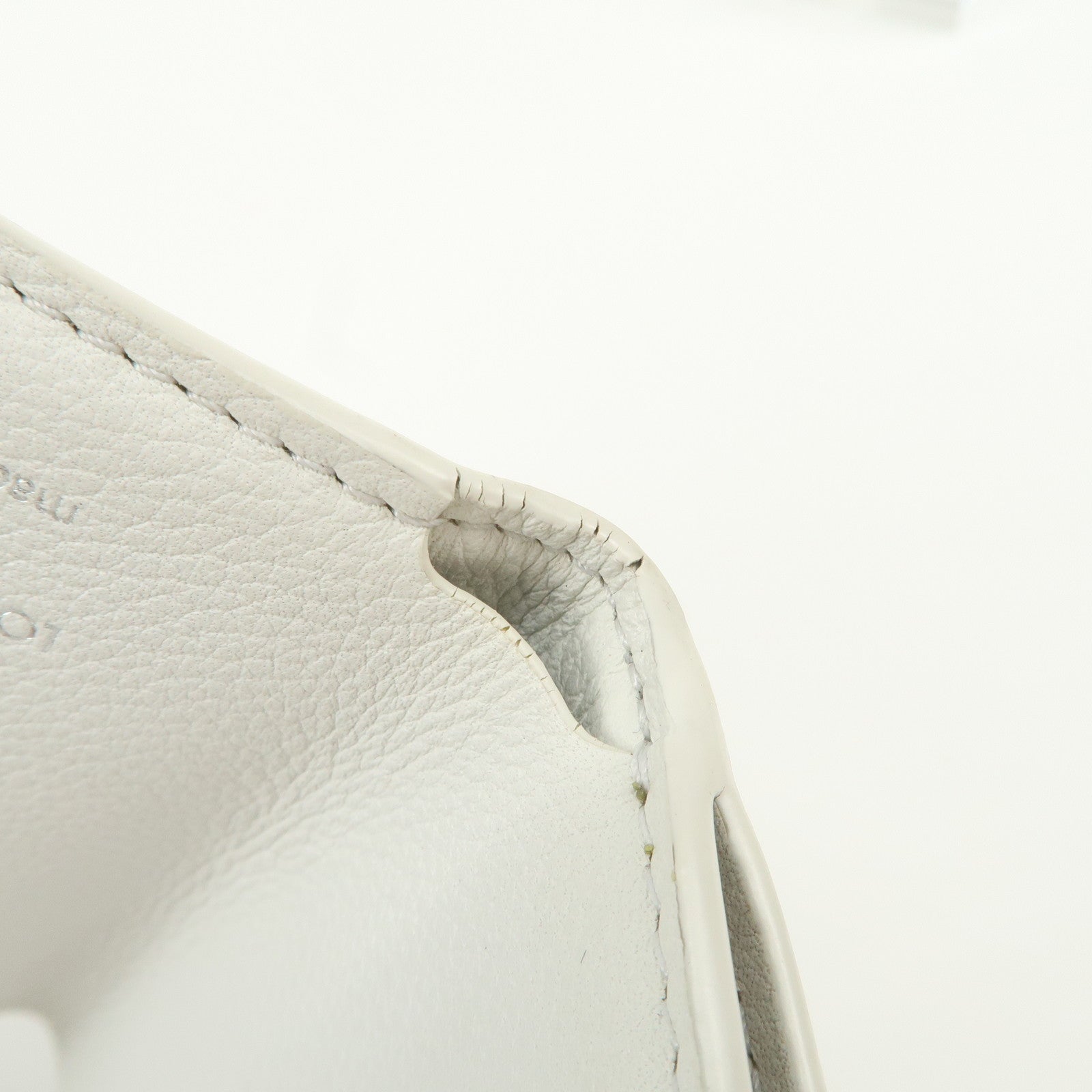 Louis Vuitton Portefeuille Lock Mini Wallet White M68482 Used