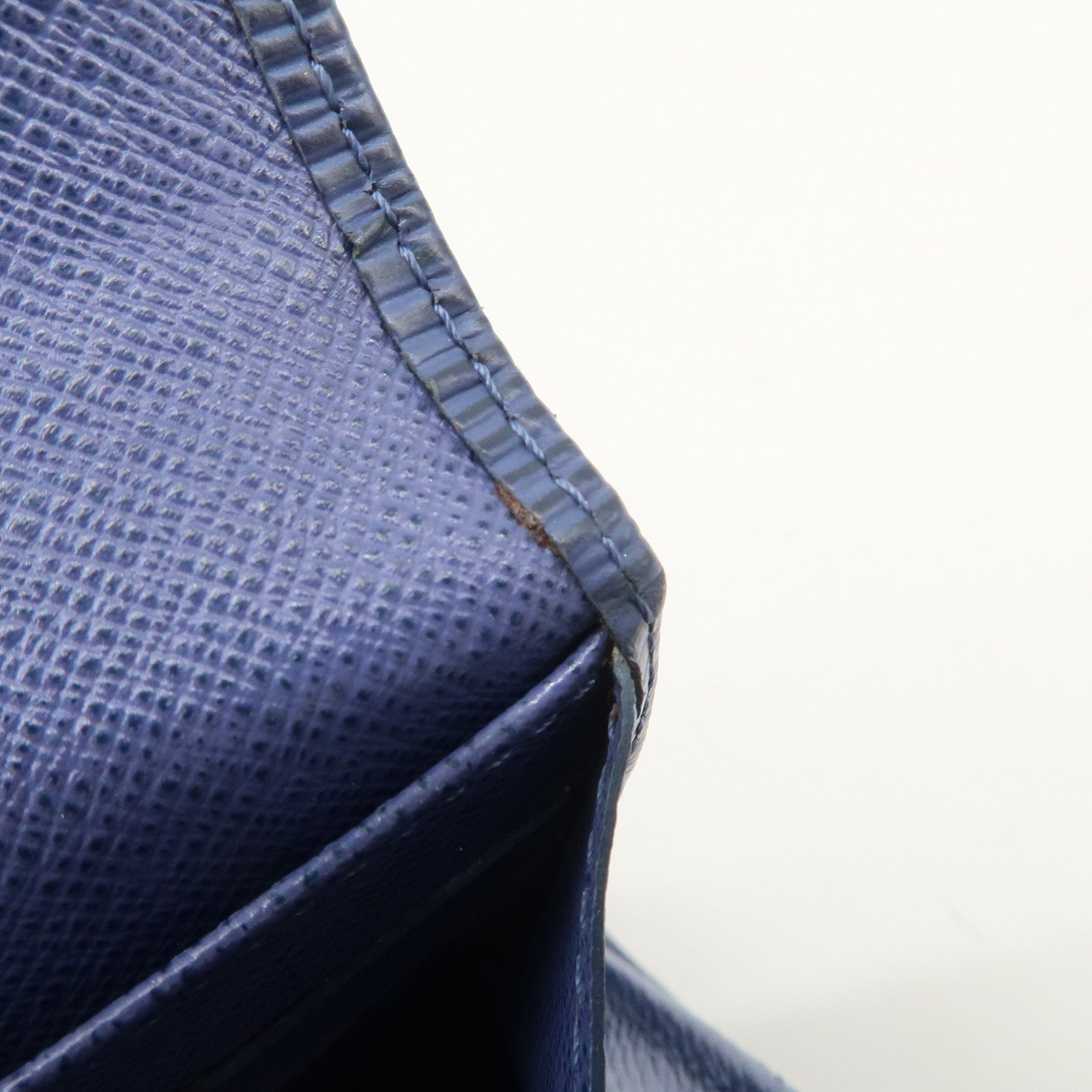 Louis Vuitton Epi Porte Monnaie Credit Wallet Toledo Blue M6359G Used