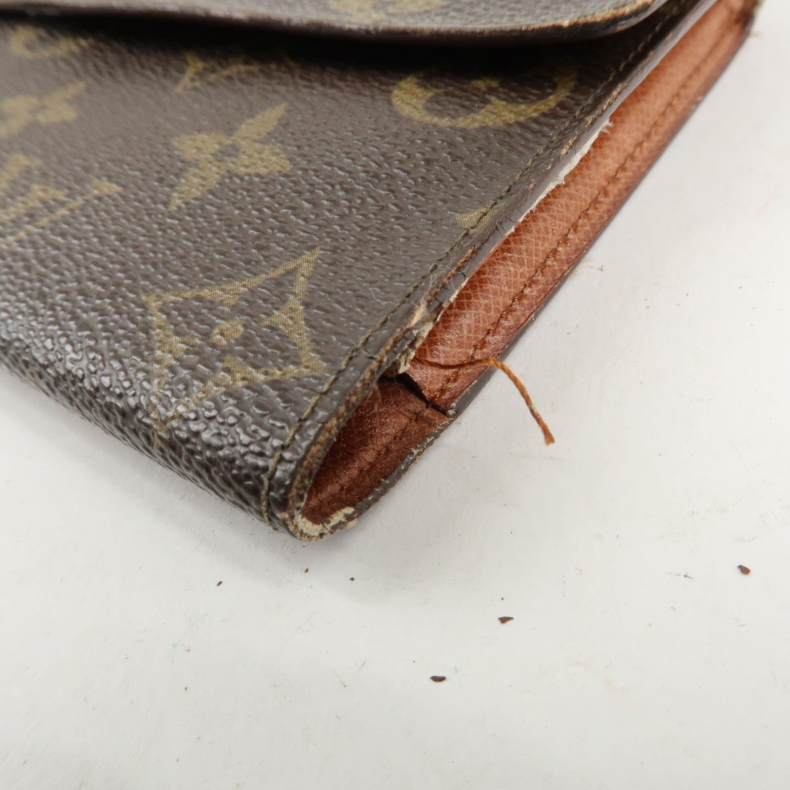 Louis Vuitton Monogram Set of 3 Wallet Brown M61730 M61215 Used