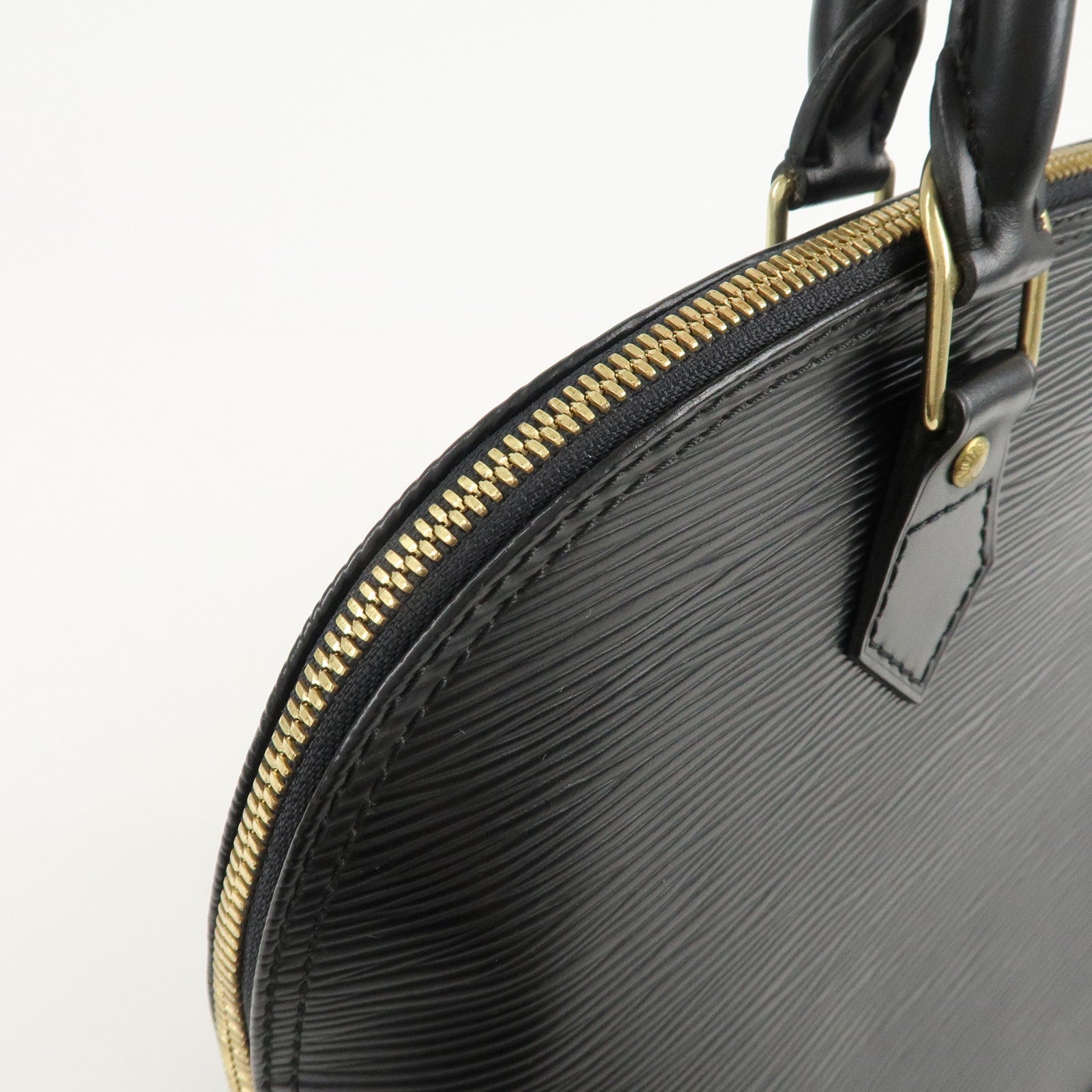 Louis Vuitton Epi Alma Hand Bag Noir Black M52142 Used