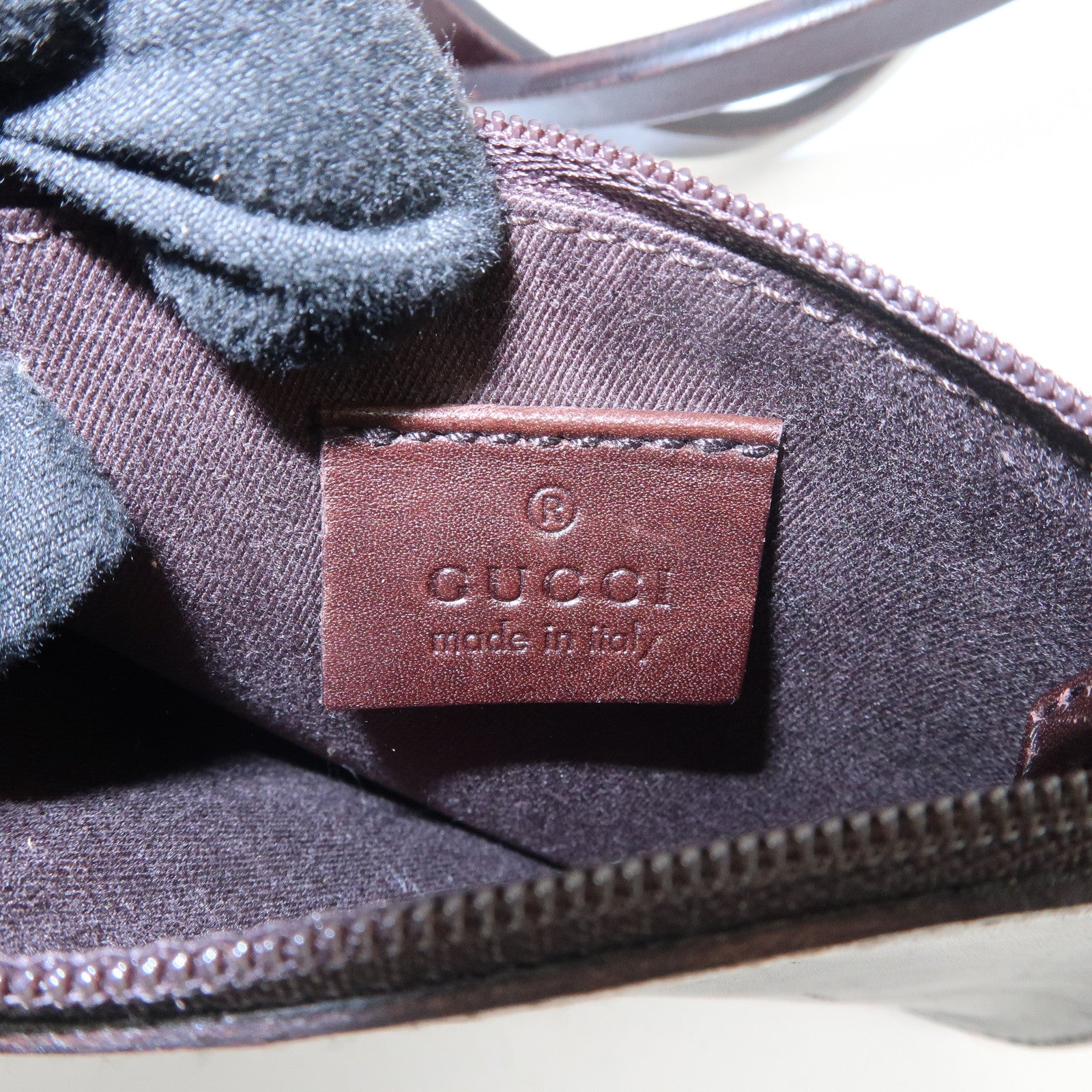 GUCCI GG Monogram Canvas Leather Tote Shoulder Bag Brown 101919